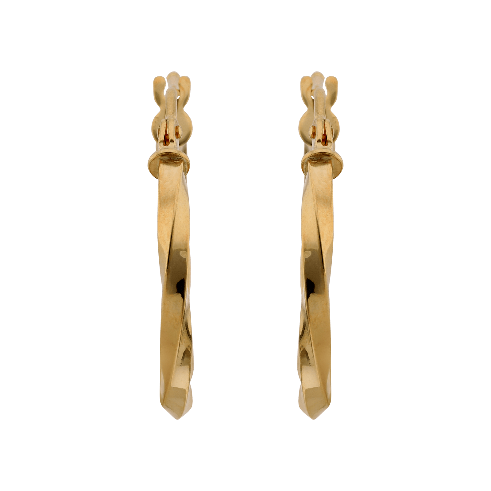 CREOLES OR 375 TORSADEES 20/18MM