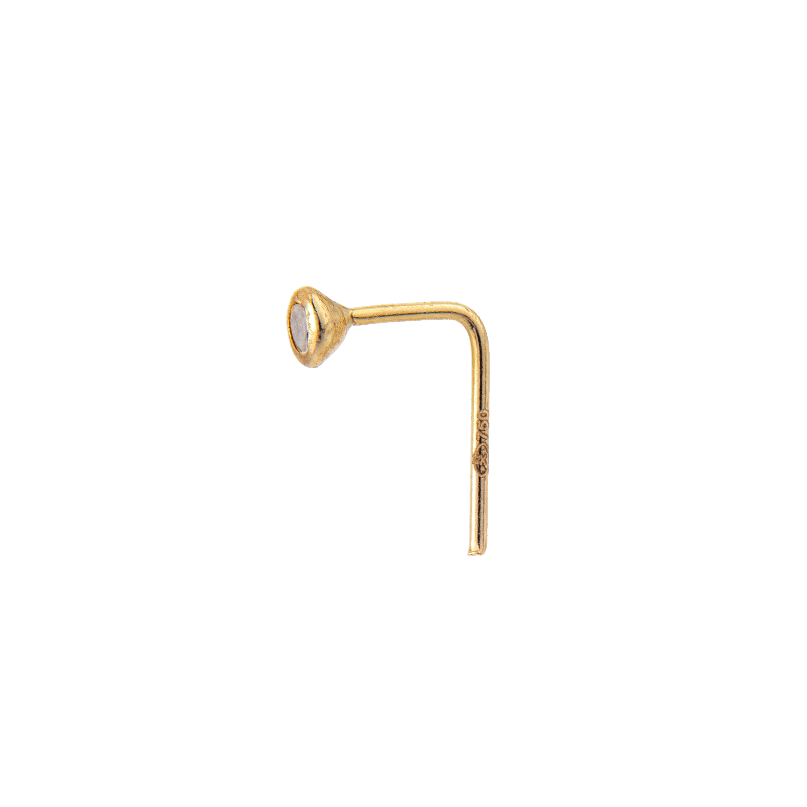 Piercing Nez Or750 Zirconium
