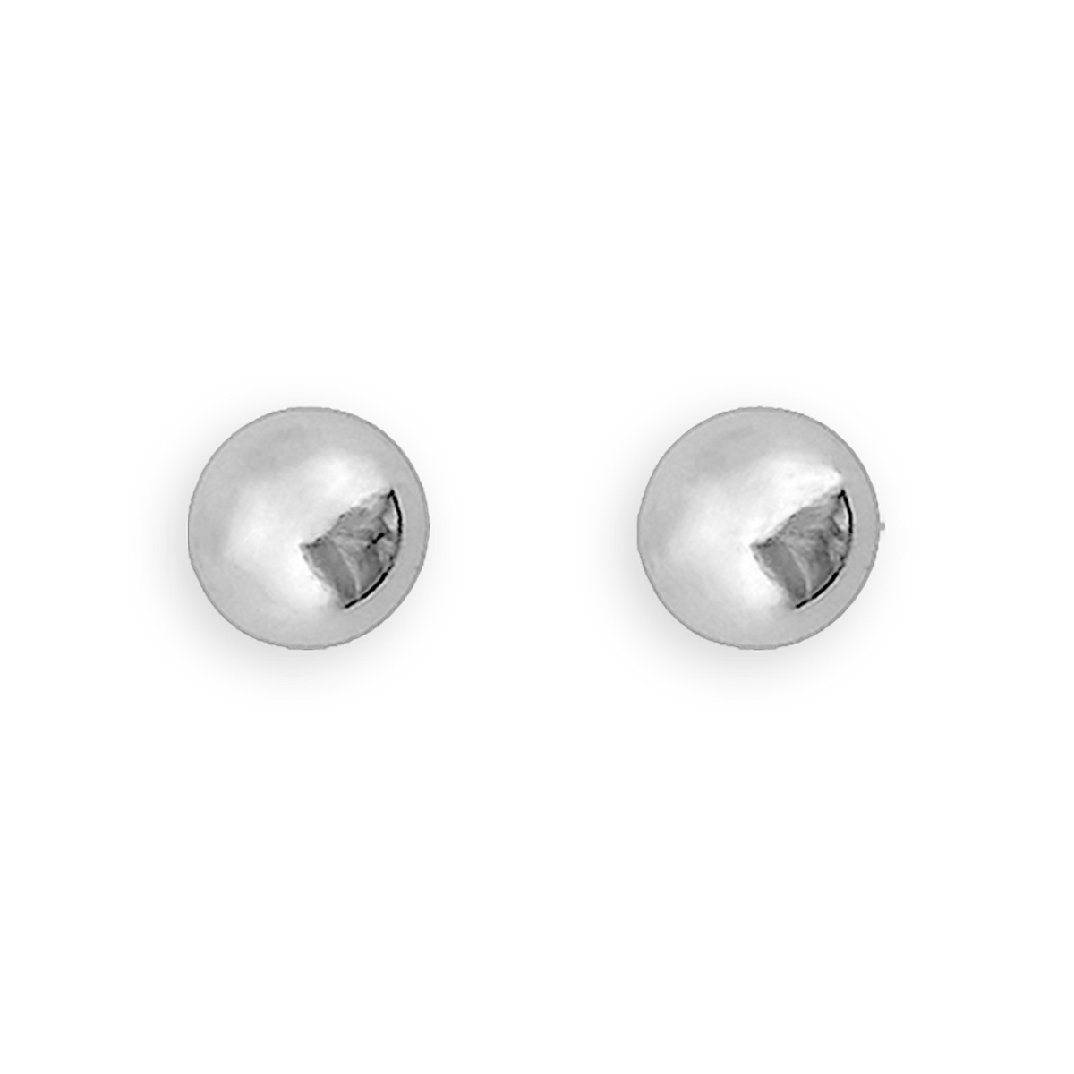 Boucles D'oreilles Argent 925 Boule 8mm