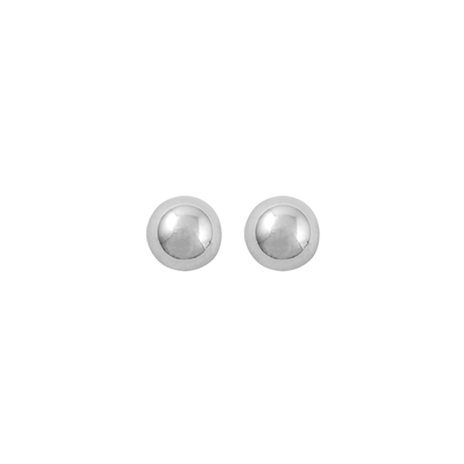 Boucles d'Oreilles boule demi sphère 14mm