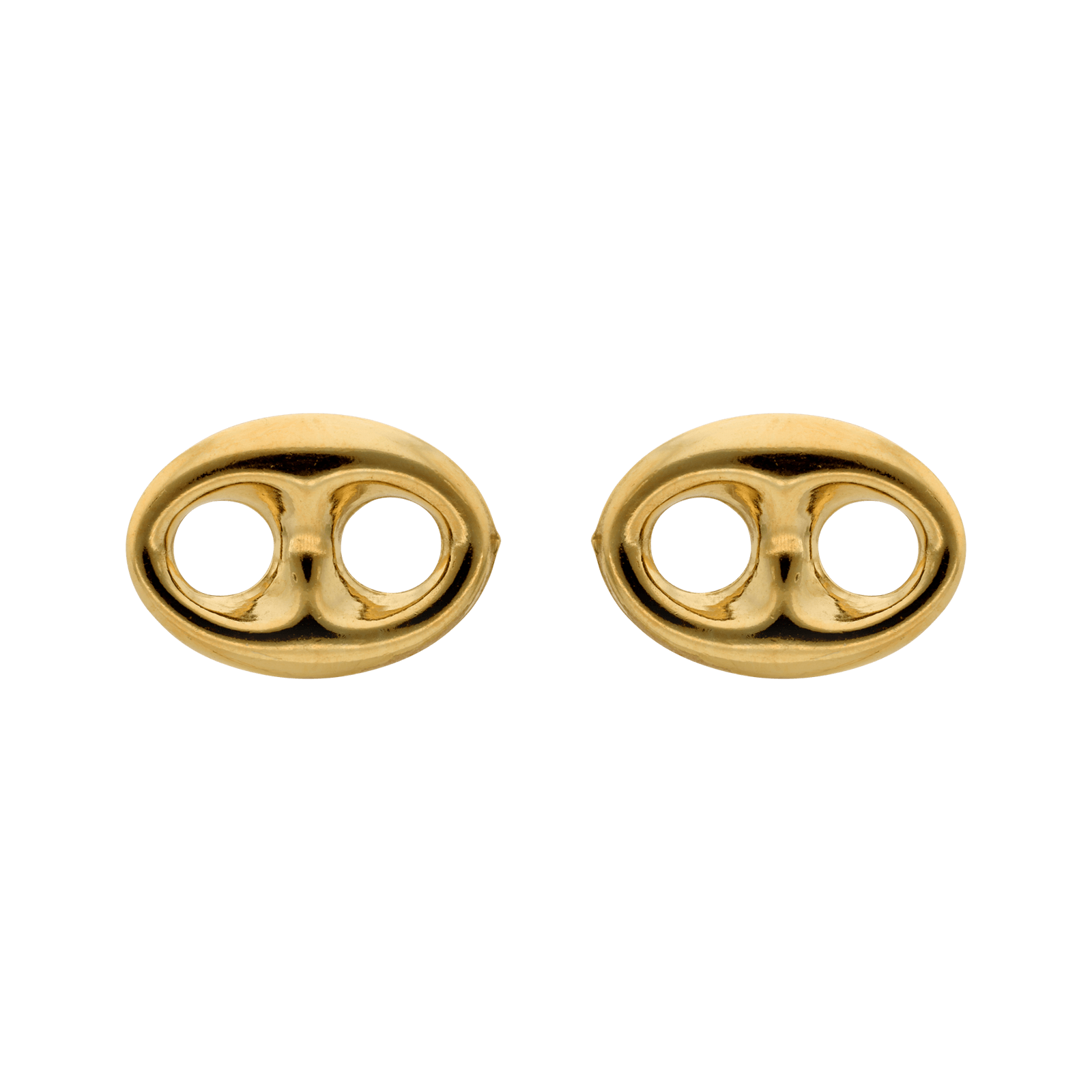 Boucles d'Oreilles grain de café 8/11 millimètres