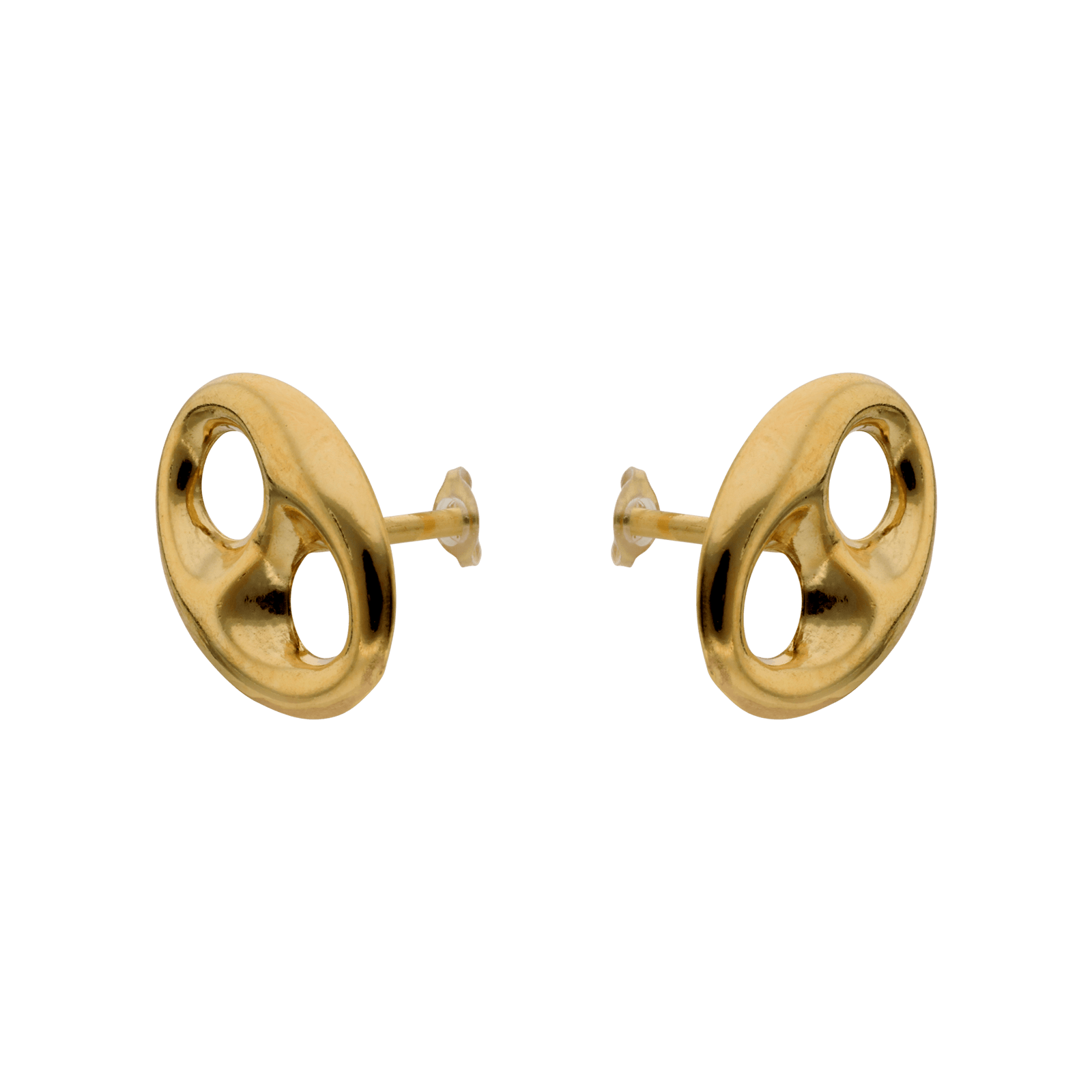Boucles d'Oreilles grain de café 8/11 millimètres