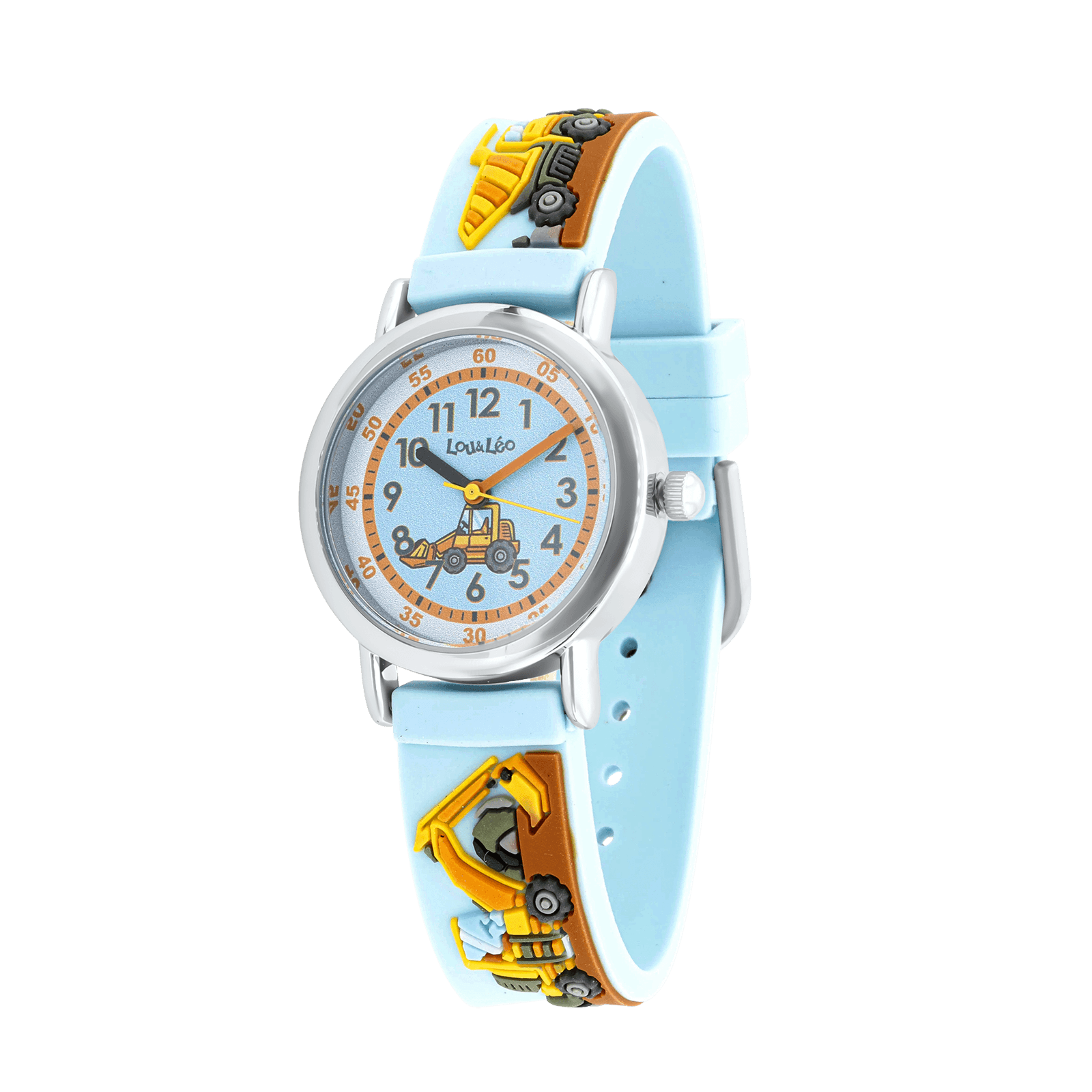 Montre Enfant Lou & Leo 28.7mm Bracelet silicone tracteur 3 atmosphères