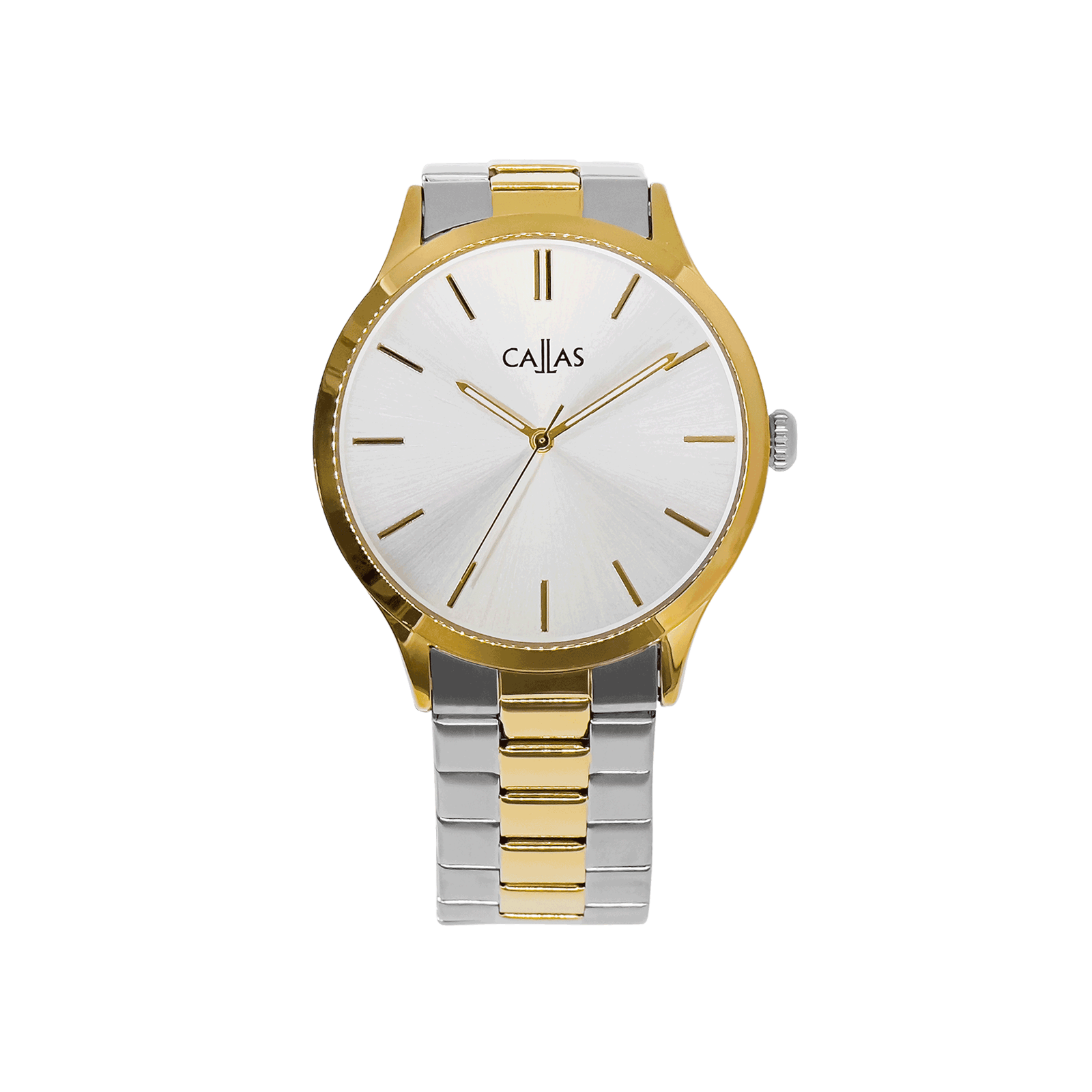 Montre Callas Bracelet Alliage ips et Acier doré Cadran champ 3 atmosphères