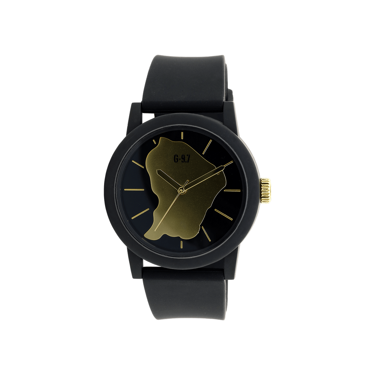 Montre G97 Guyane - Bracelet Noir & Cadran Noir