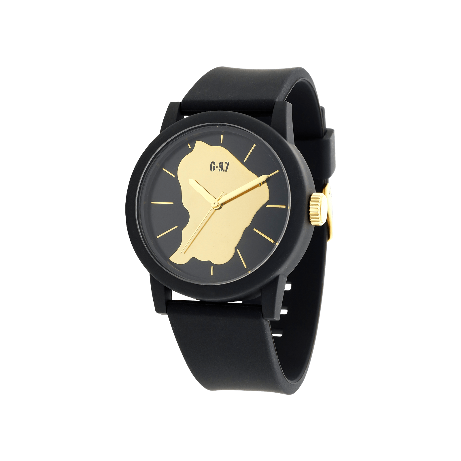 Montre G97 Guyane - Bracelet Noir & Cadran Noir