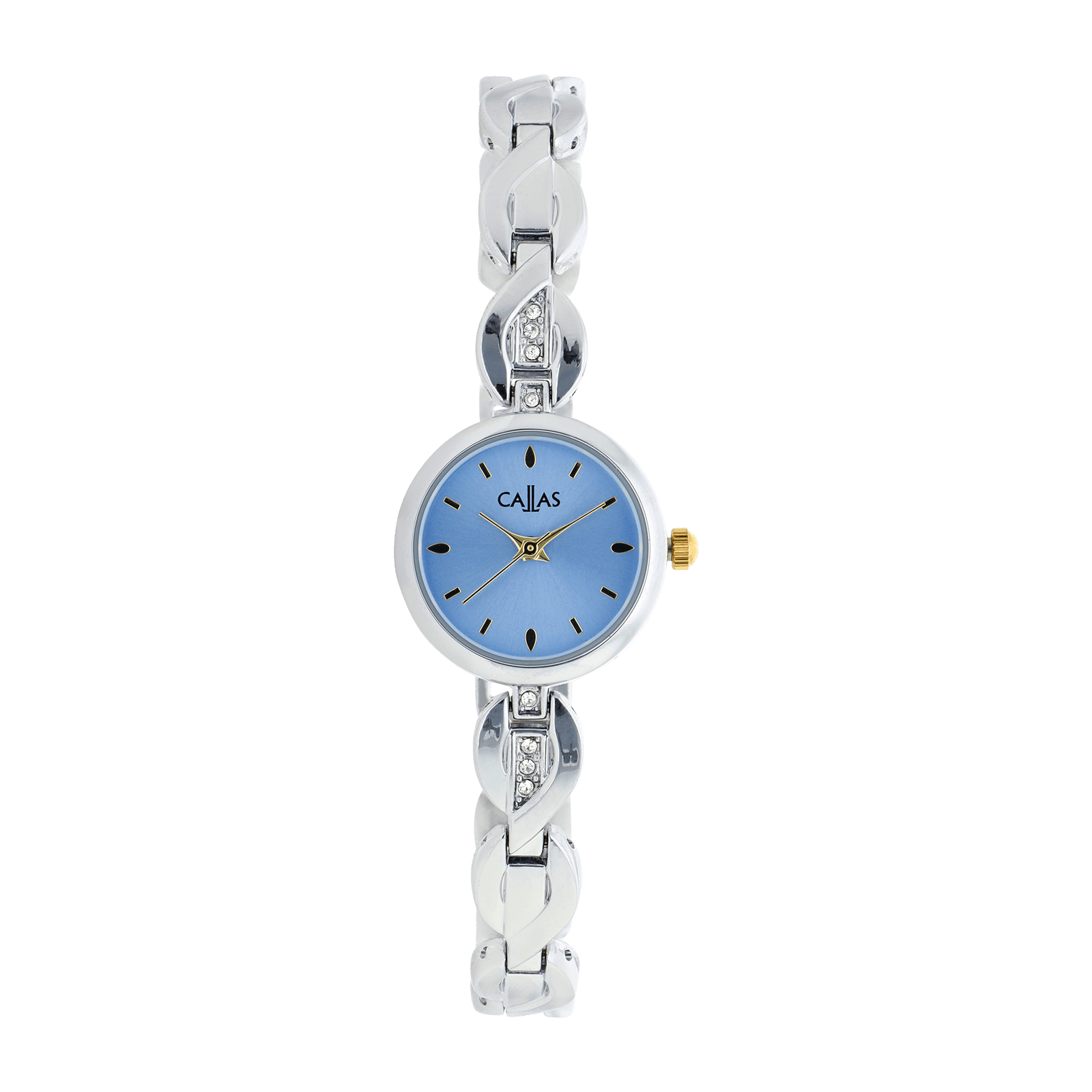 Montre Callas 22mm Bracelet ips Cadran bleu sunray 3 atm