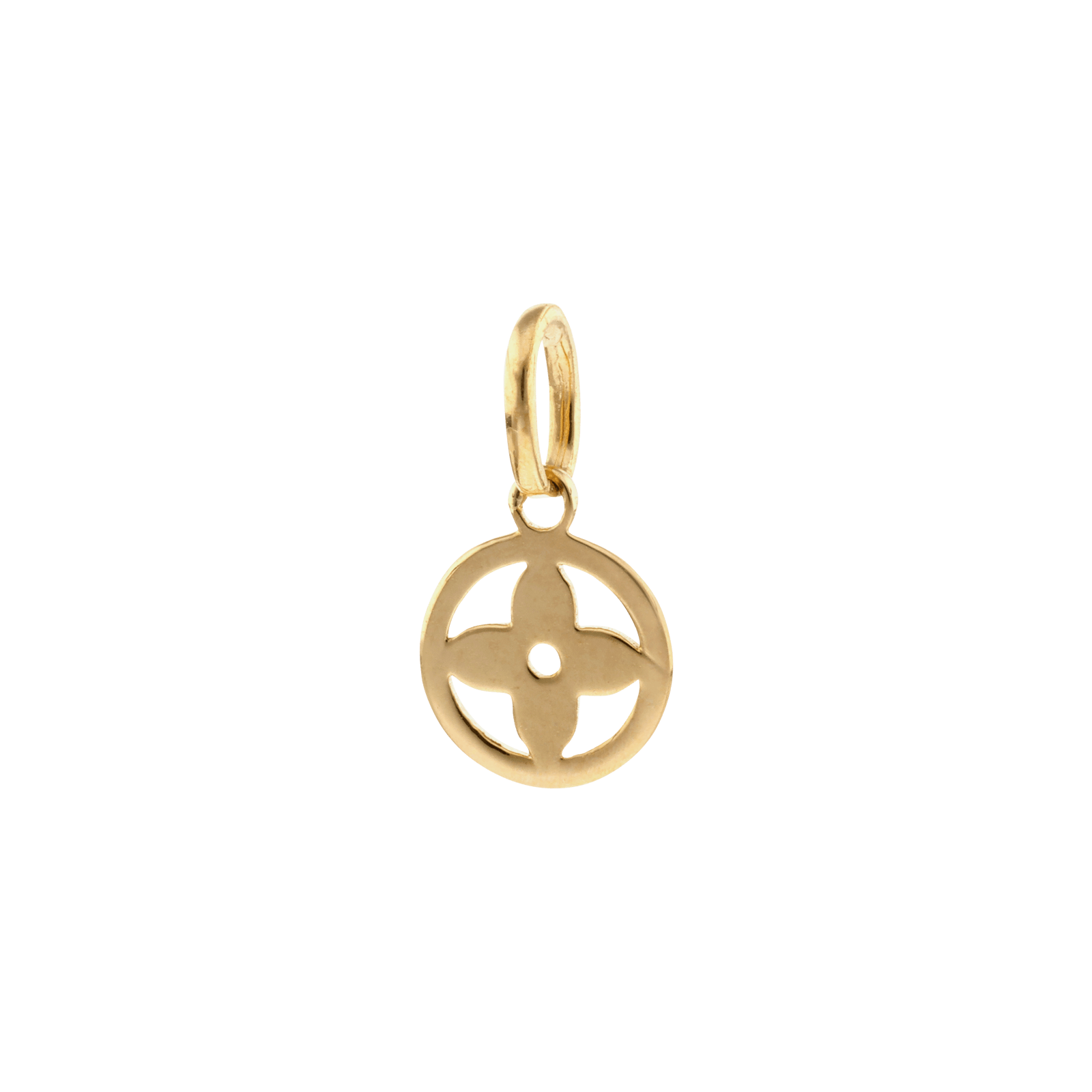 Pendentif fleur à quatre pétales