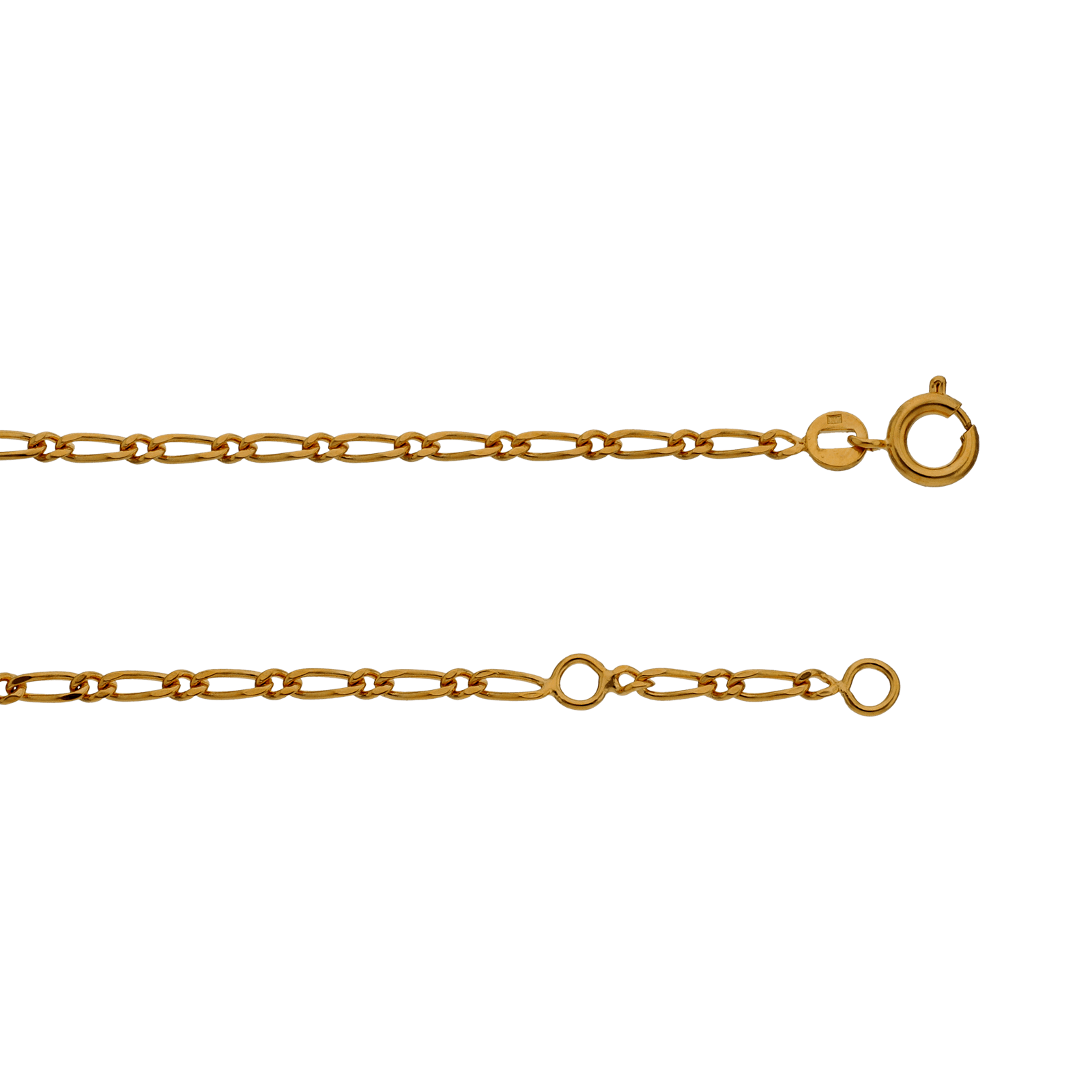 bracelet gourmette pour maille alternée un/un plaque rectangle 16 centimètres