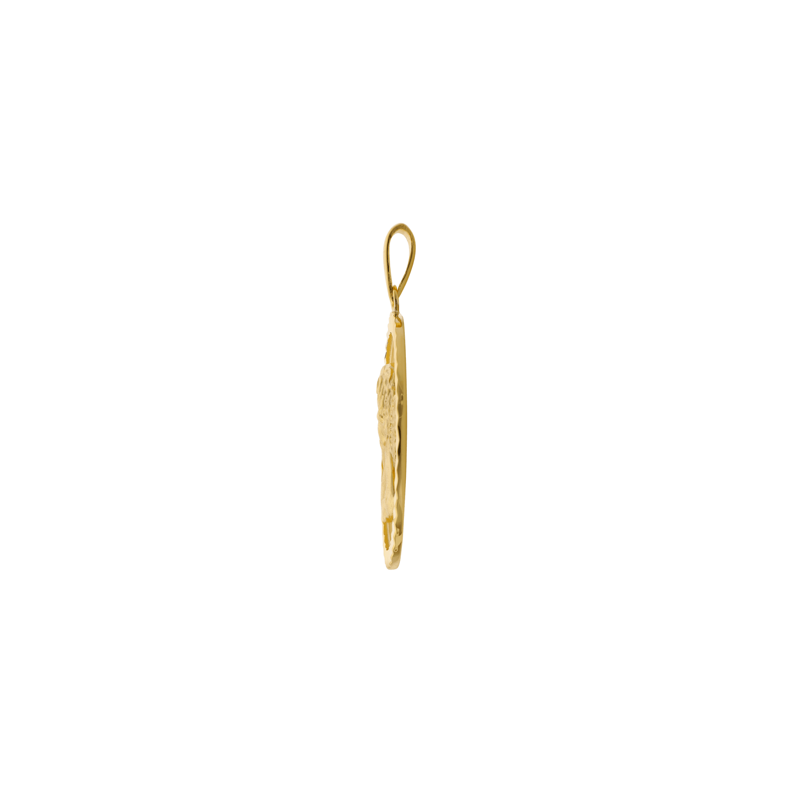Pendentif Rond Diamanté ange 2 centimètres
