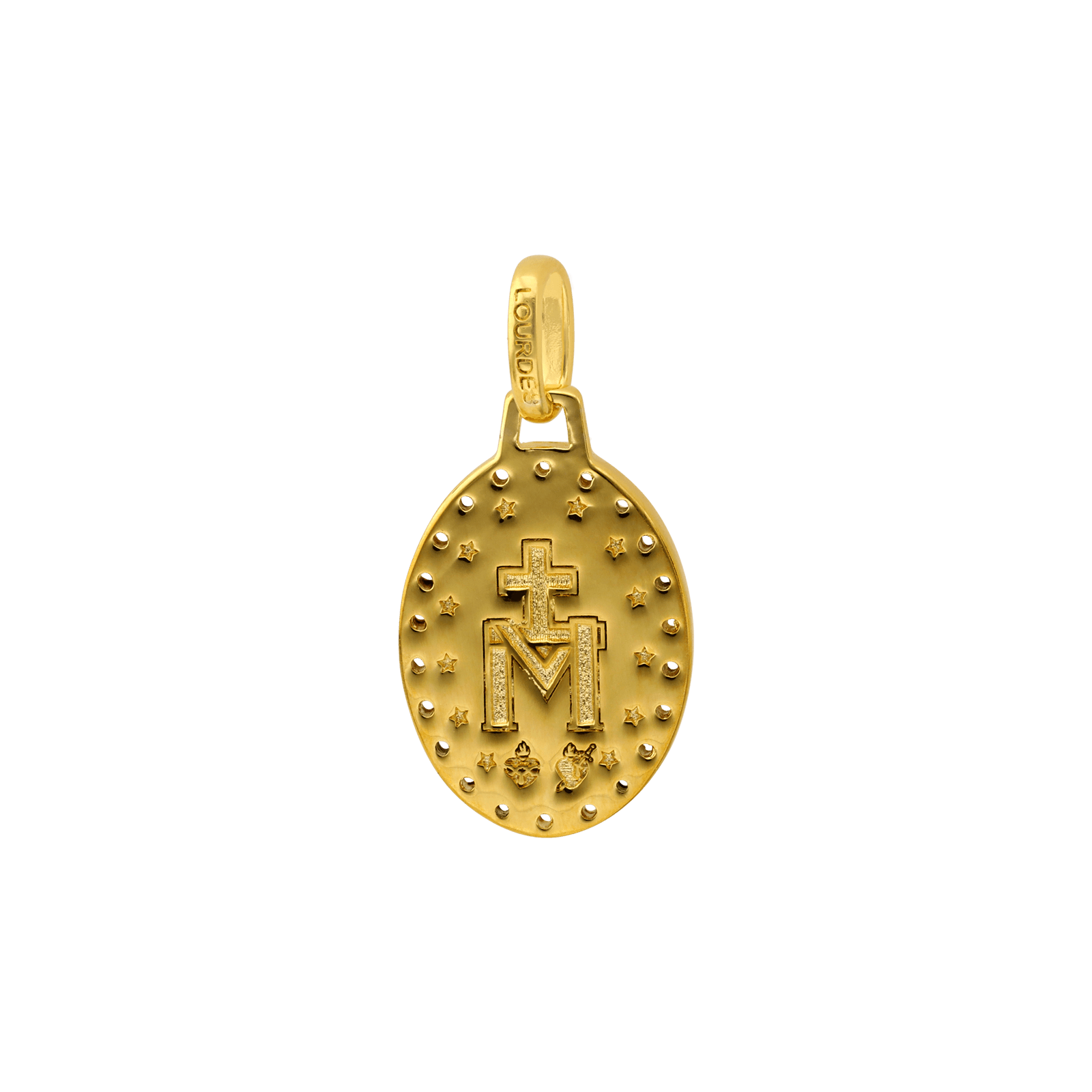 Pendentif Vierge sertie Oxyde de Zirconium