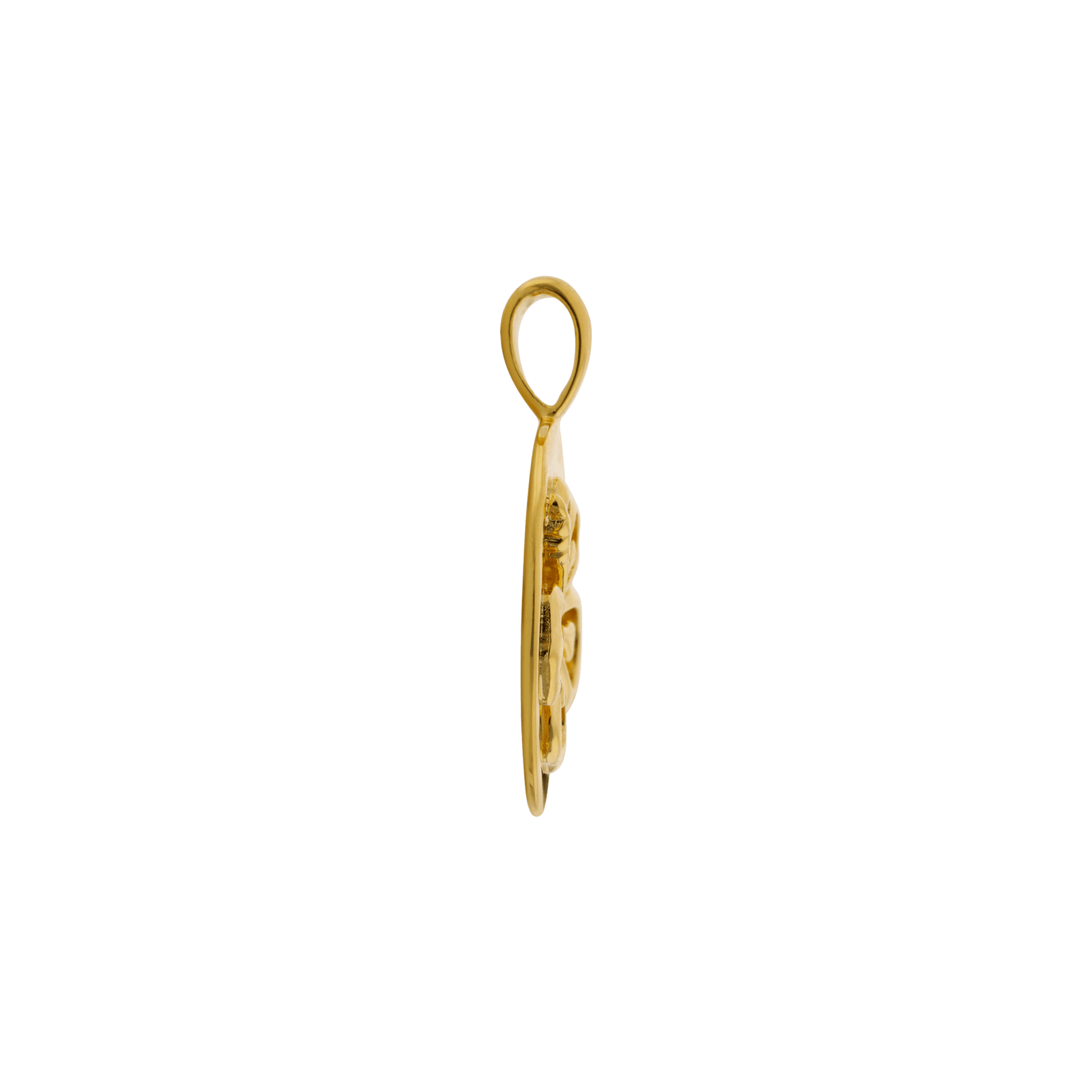 Pendentif ajouré hibiscus