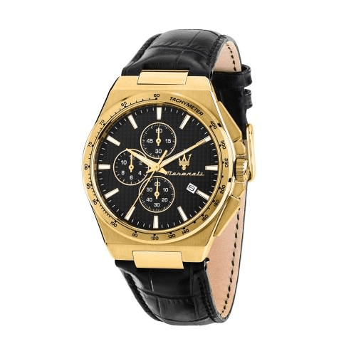 montre maserati velocità slim black diamètre stainless steel