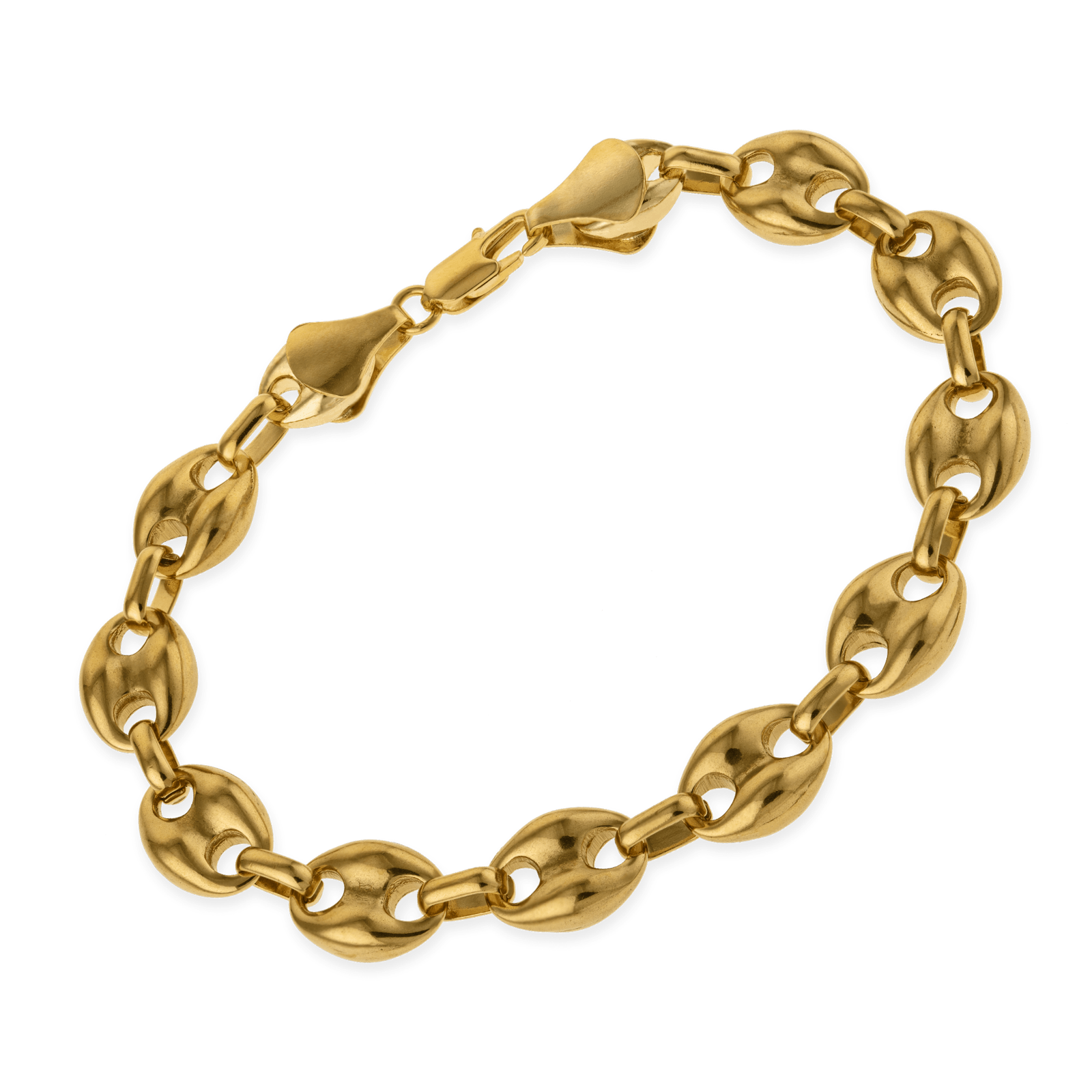 Bracelet grain de café largeur 12 millimètres / 23 centimètres