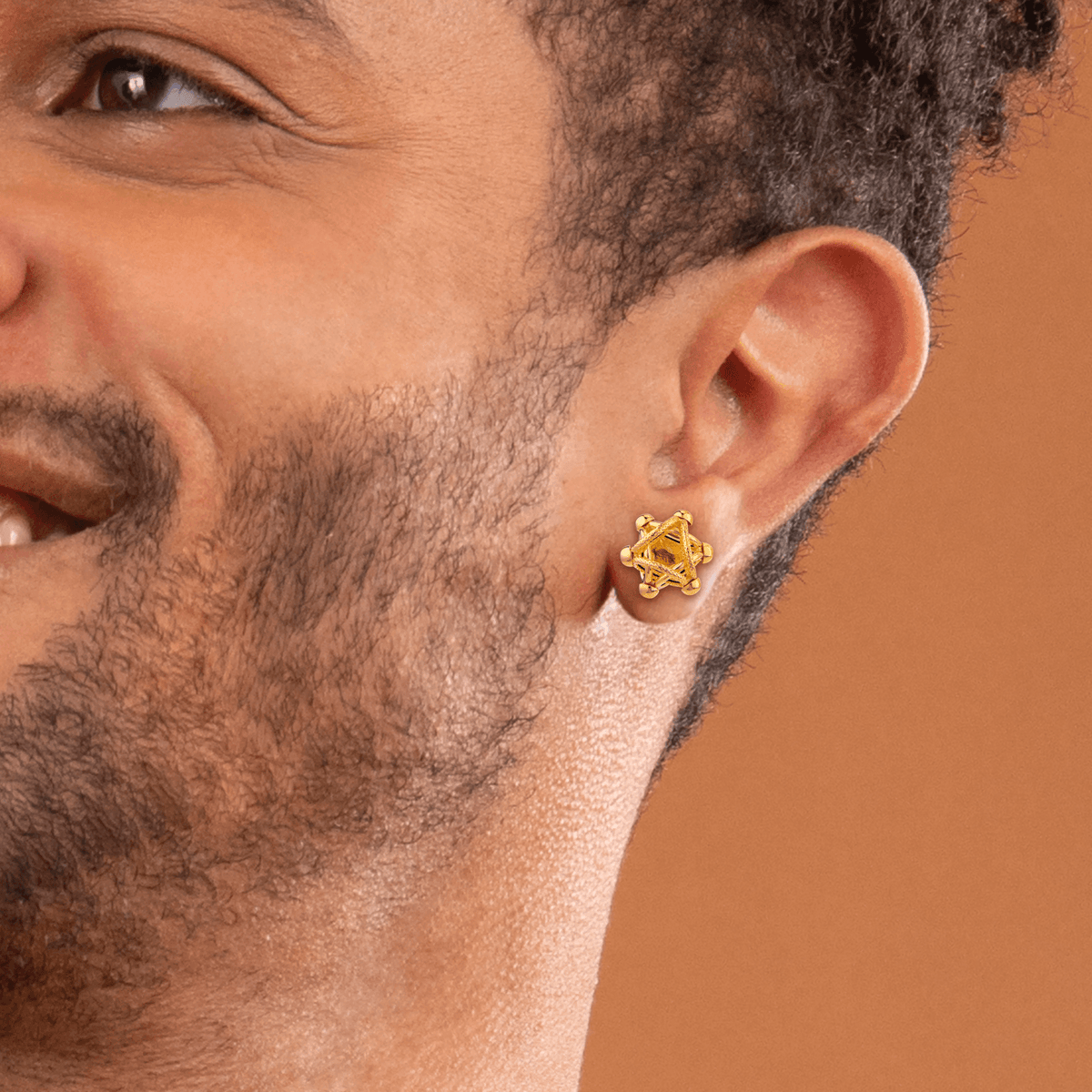 Boucles D'oreilles Or 750 Cyclone 12mm