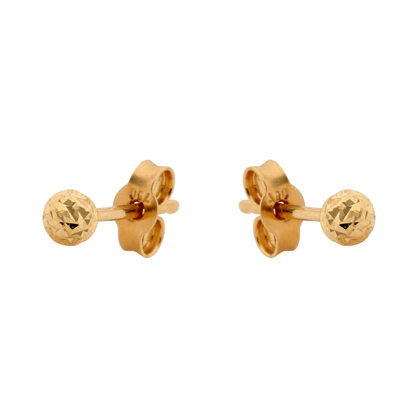 Boucles d'oreilles boule facettée 3mm