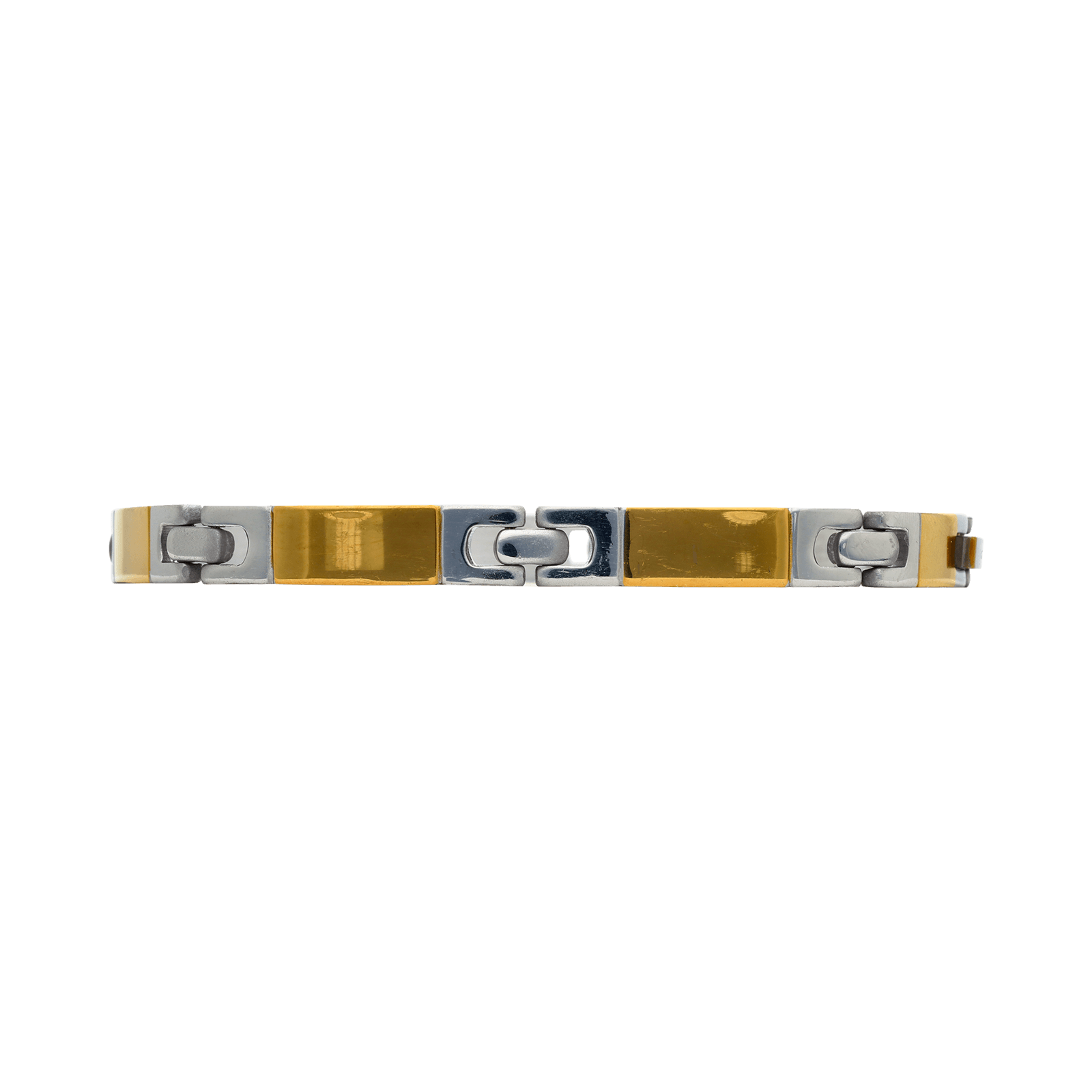 Bracelet Callas Plaqué Acier Bicolores 21 centimètres