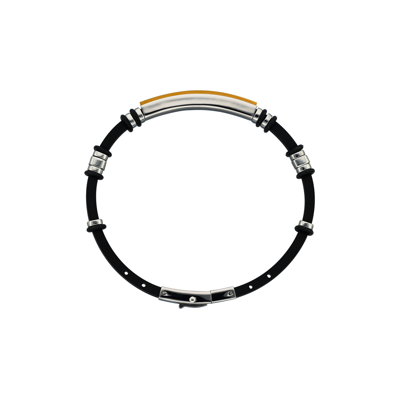 bracelet callas acier et doré 21 mm