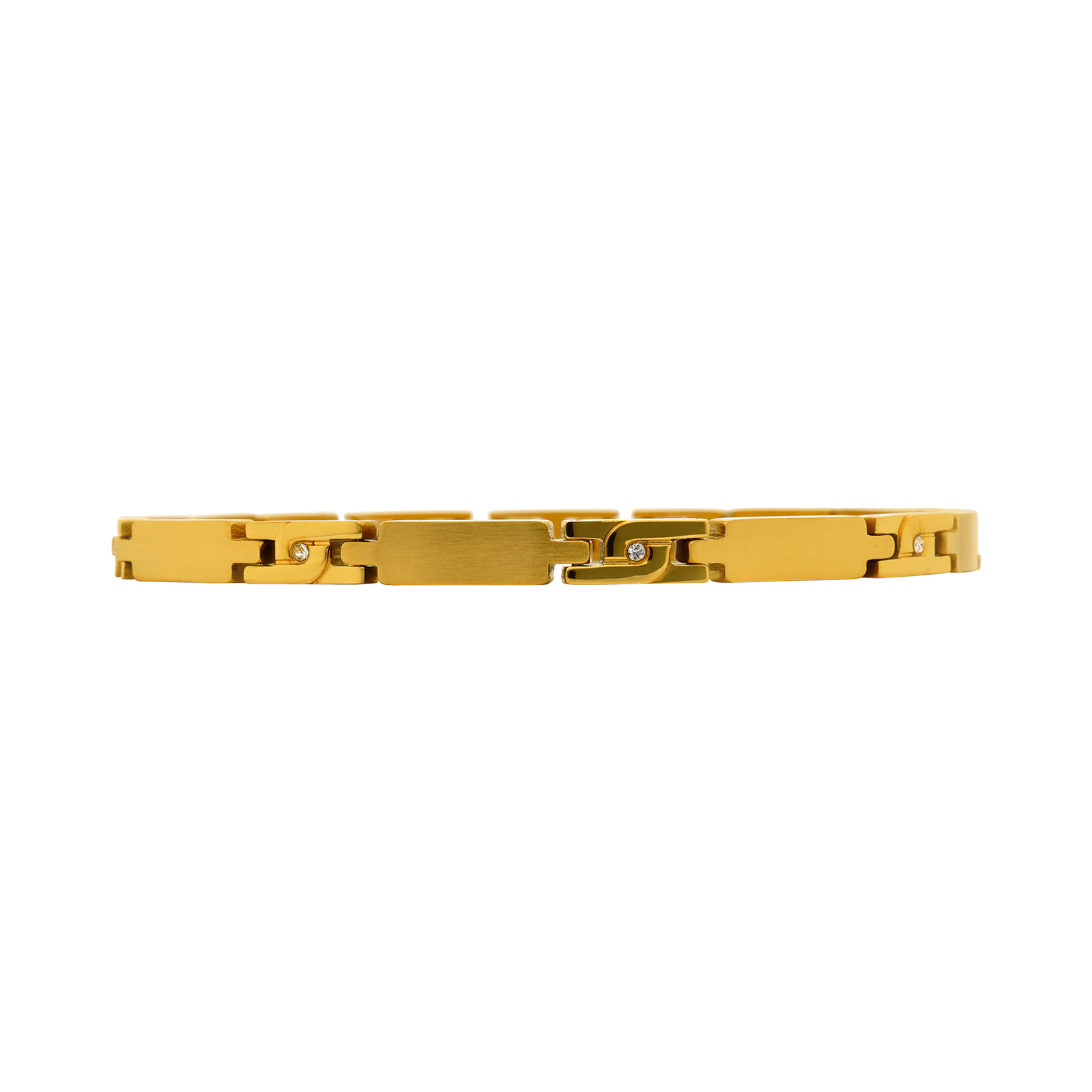 bracelet callas acier et ion plating black vis 21 mm
