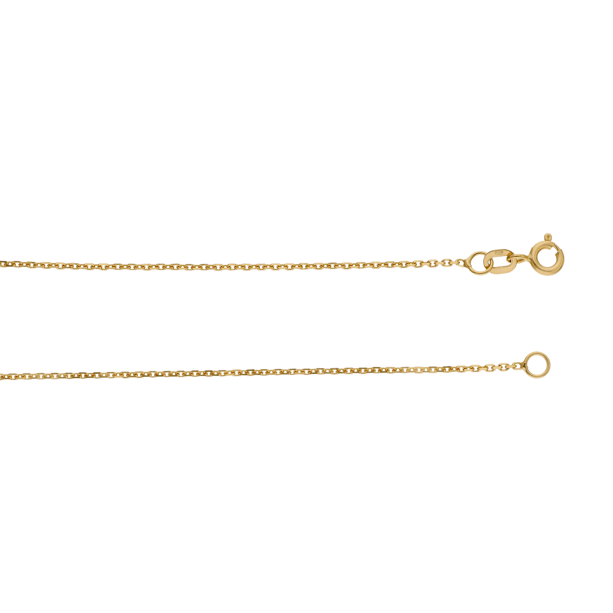 Collier forçat Diamanté 1.2 mm 45 centimètres