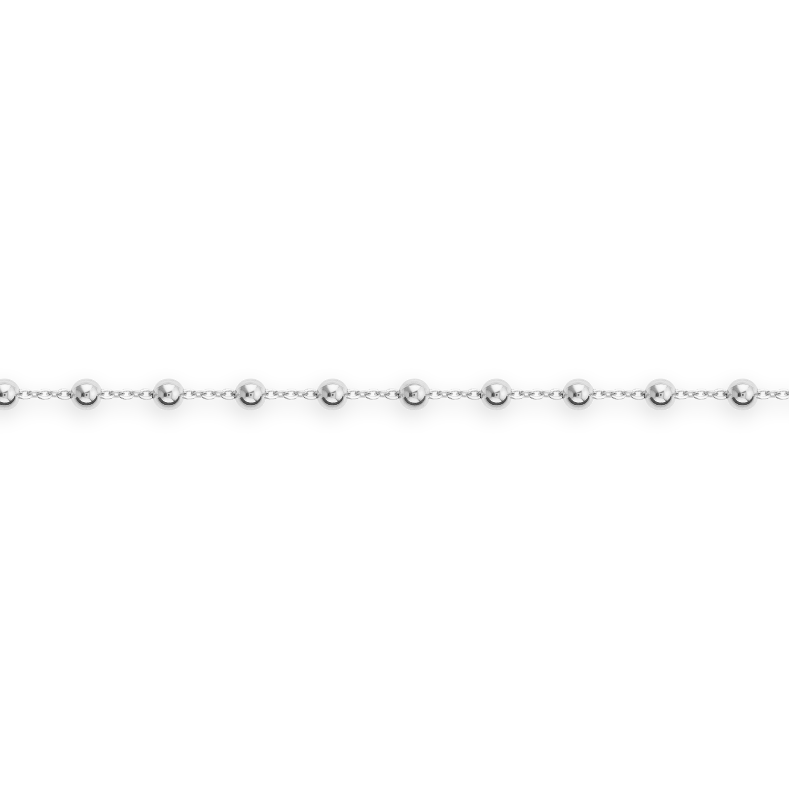 Bracelet Chapelet Argent925 Grain D'argent et Croix