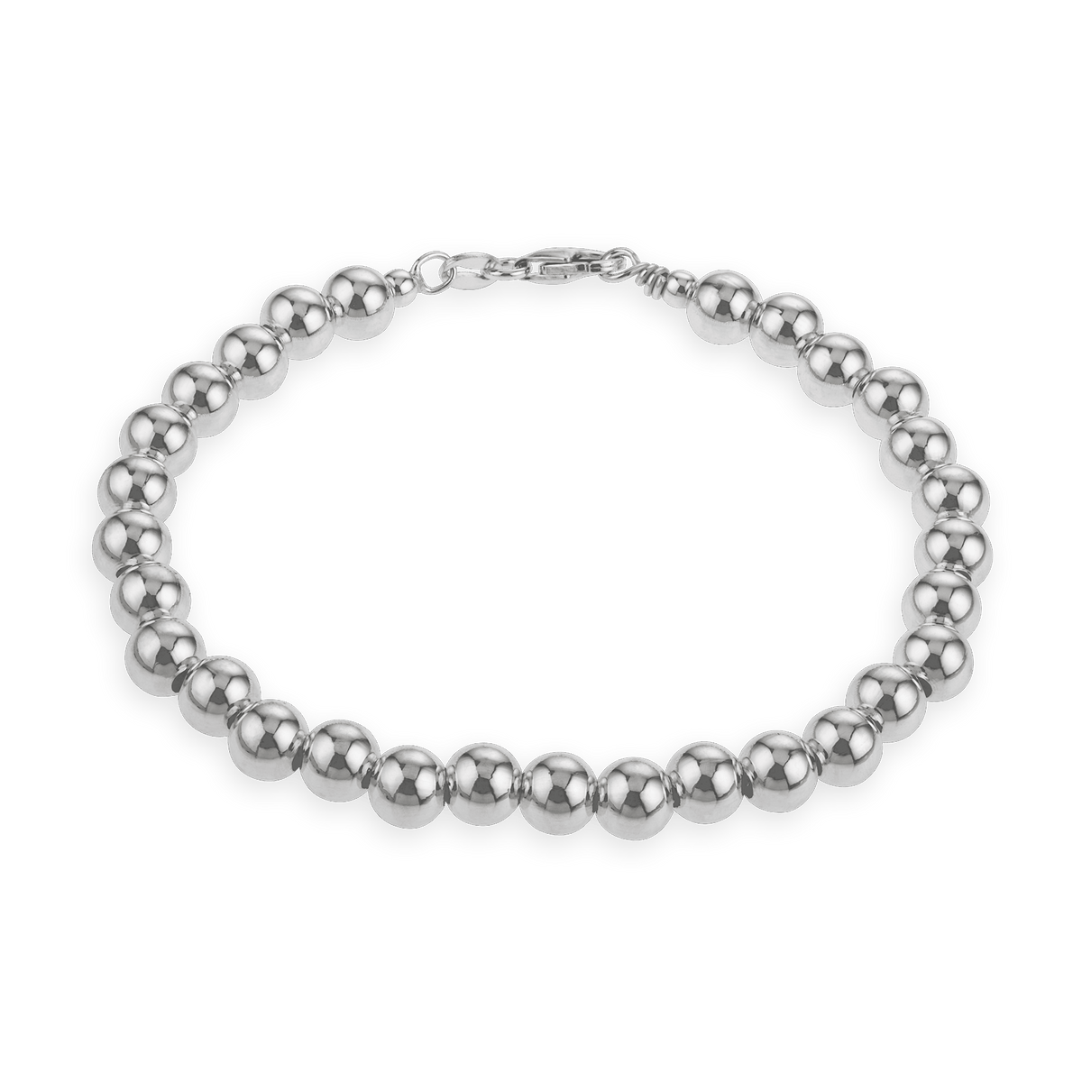 Bracelet Argent 925 Boules 6mm 19cm