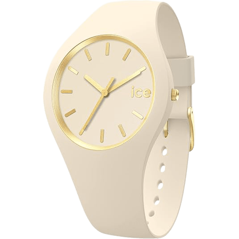 Montre Femme Ice-Watch ICE Glam Brushed Almond Skin Beige, doré – 019533
