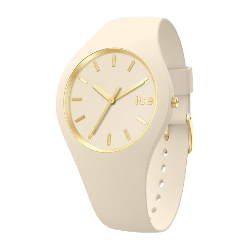 Montre Femme Ice-Watch ICE Glam Brushed Almond Skin Beige, doré – 019533