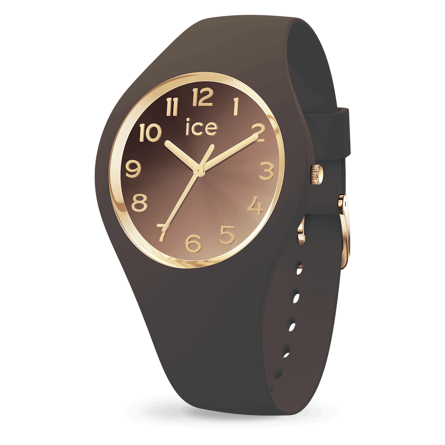 Ice Watch ICE sunset — Chocolat, boîtier 37 mm, 3 aiguilles