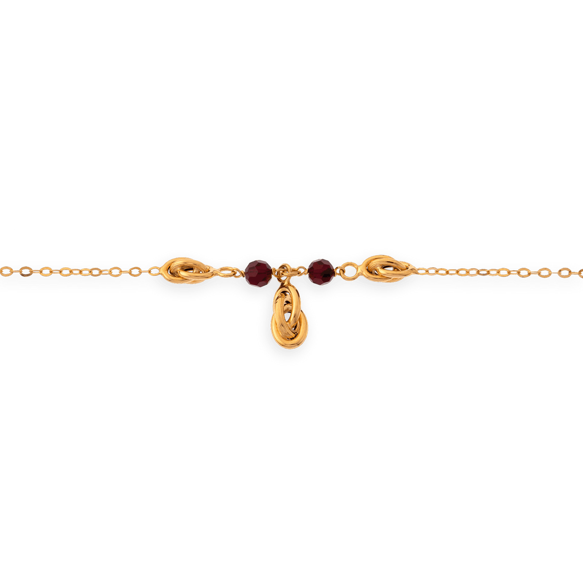 Collier Or 750 Maille Cheval Alterné Plat Creux 3.7mm 60cm