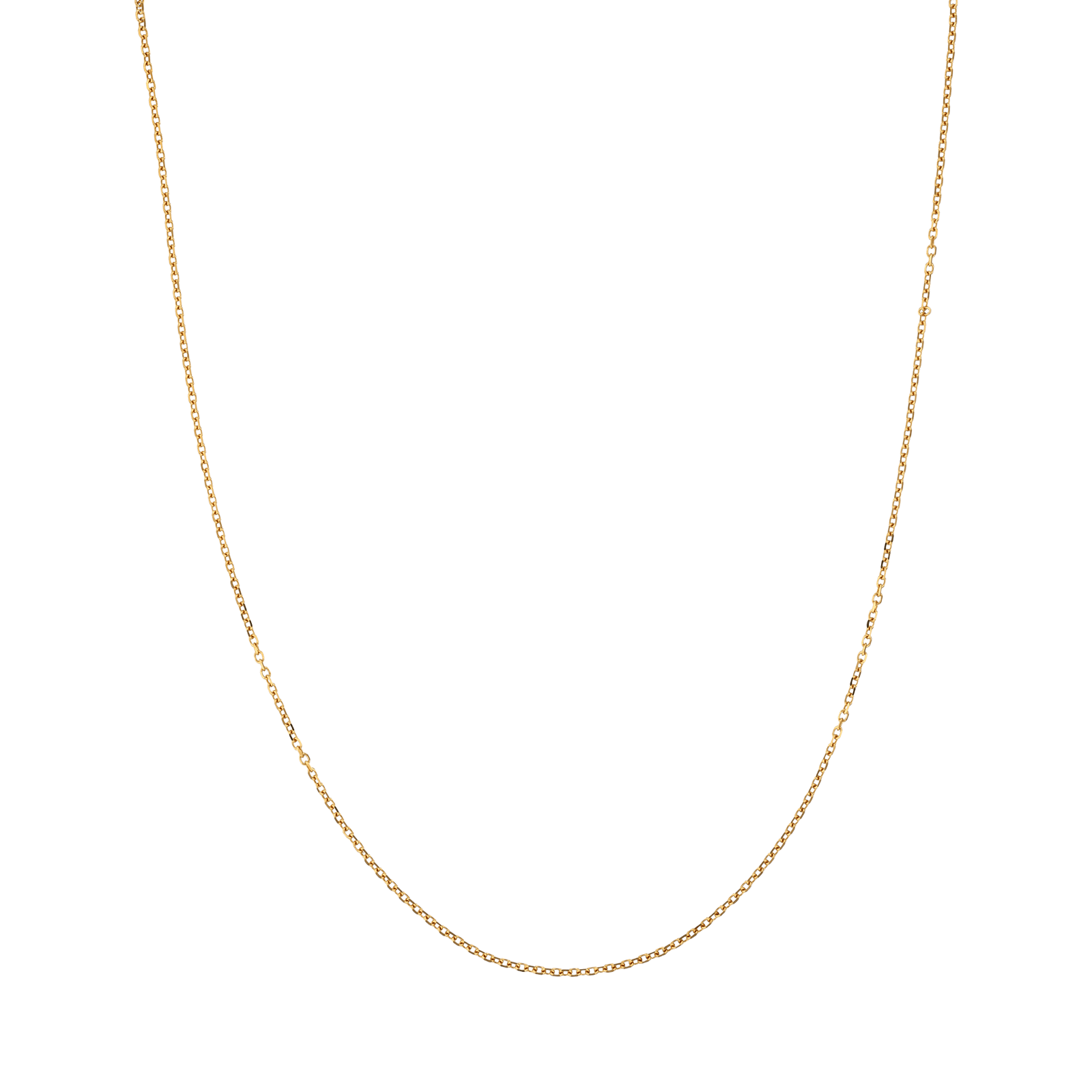 Collier forçat Diamanté 1.4 millimètres 45 centimètres