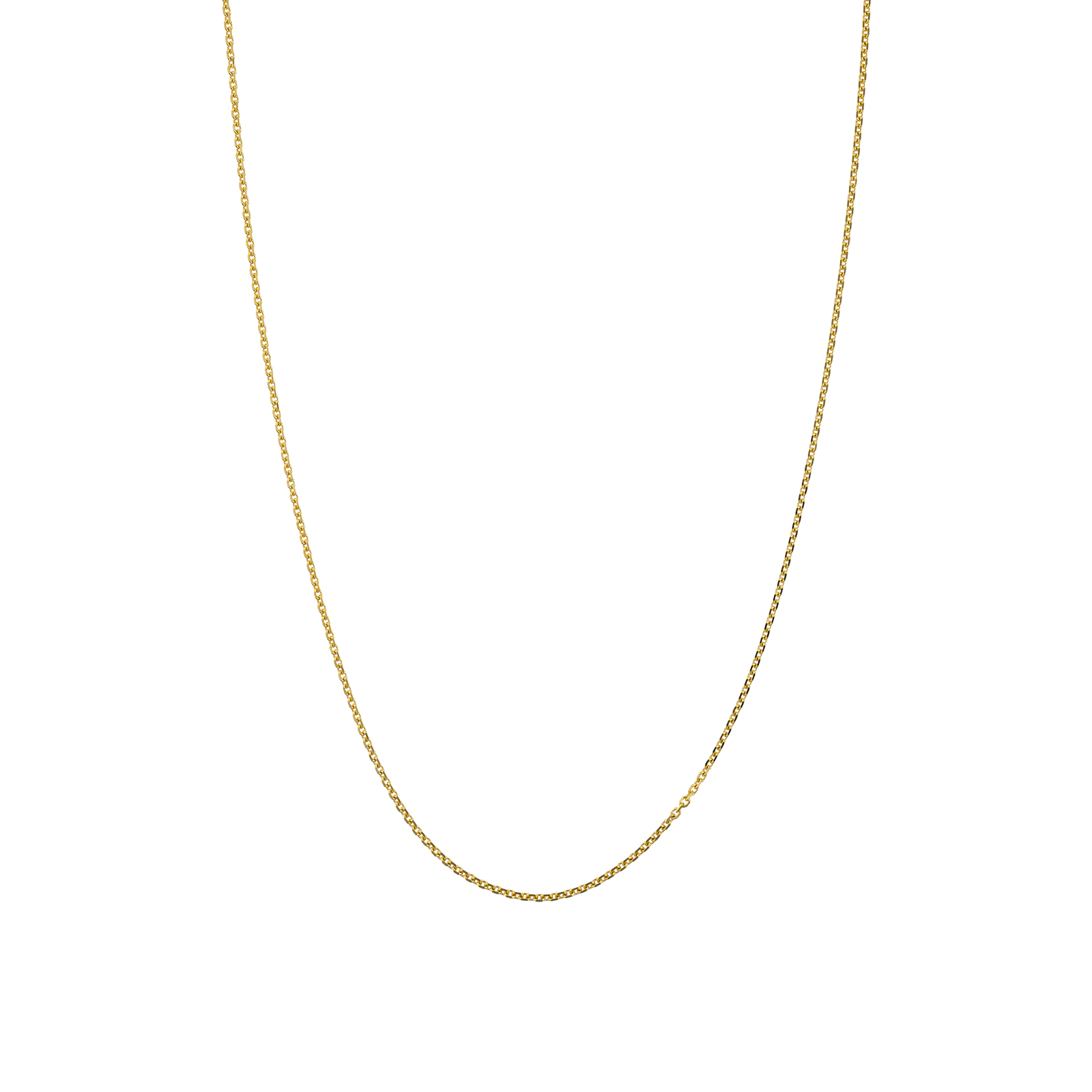 Collier forçat Diamanté 1.6 millimètres 45 centimètres