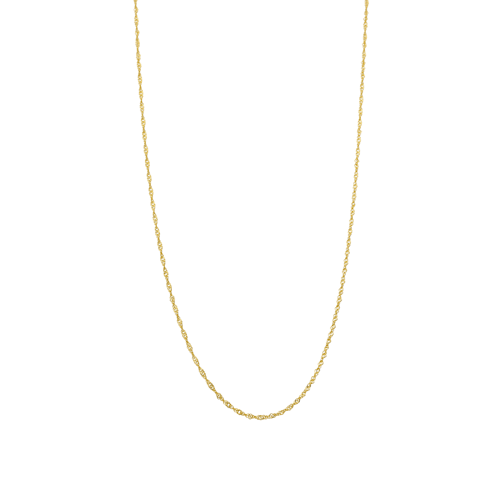 Collier singapour anneau intermédiaire 1.2 mm 45cm