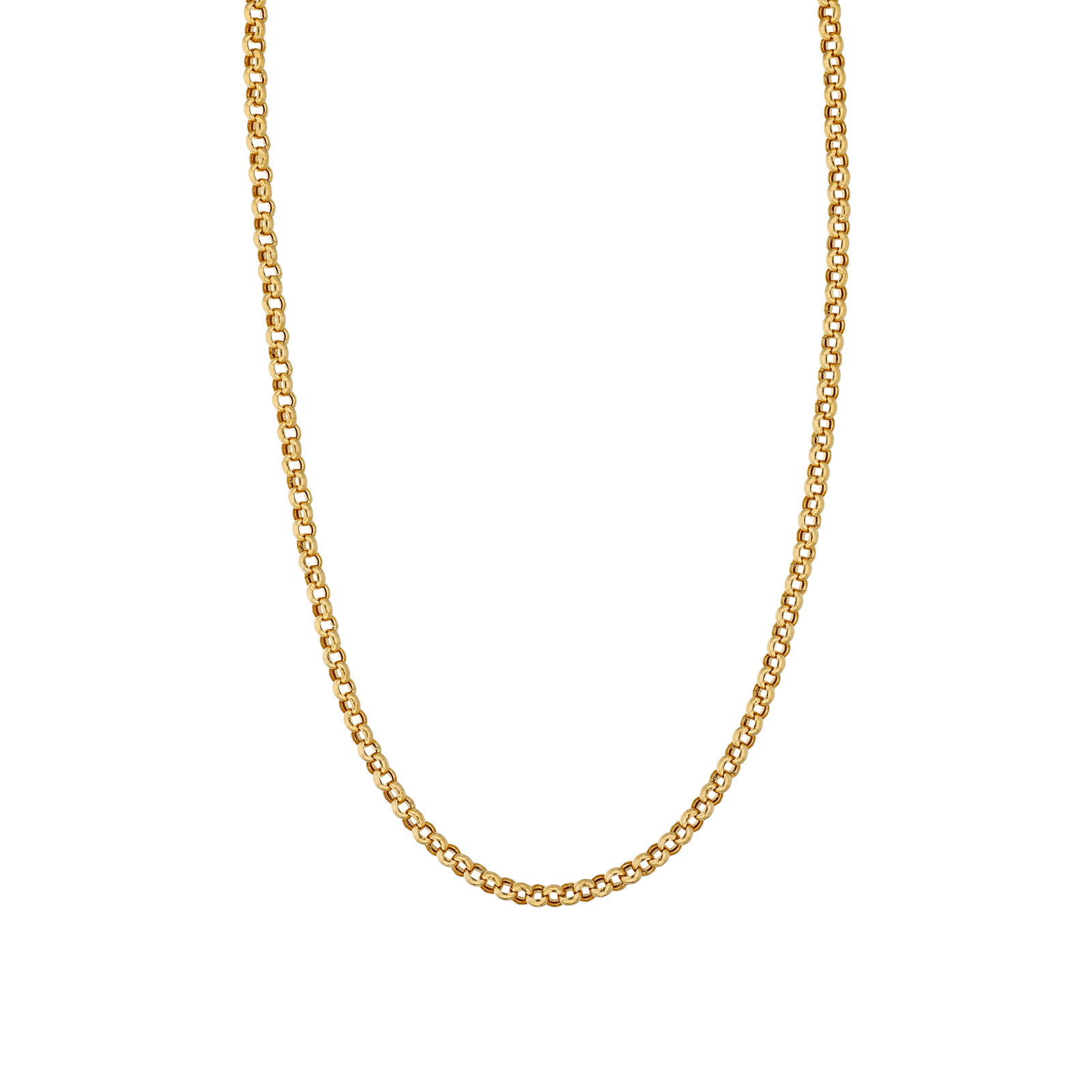 Collier jaseron creux 3.1mm 45cm