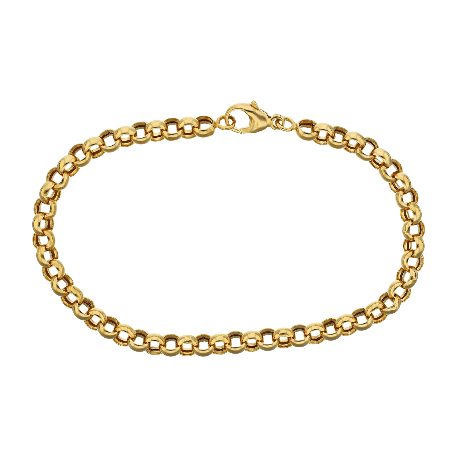 Bracelet jaseron creux 4.8 mm 18 centimètres