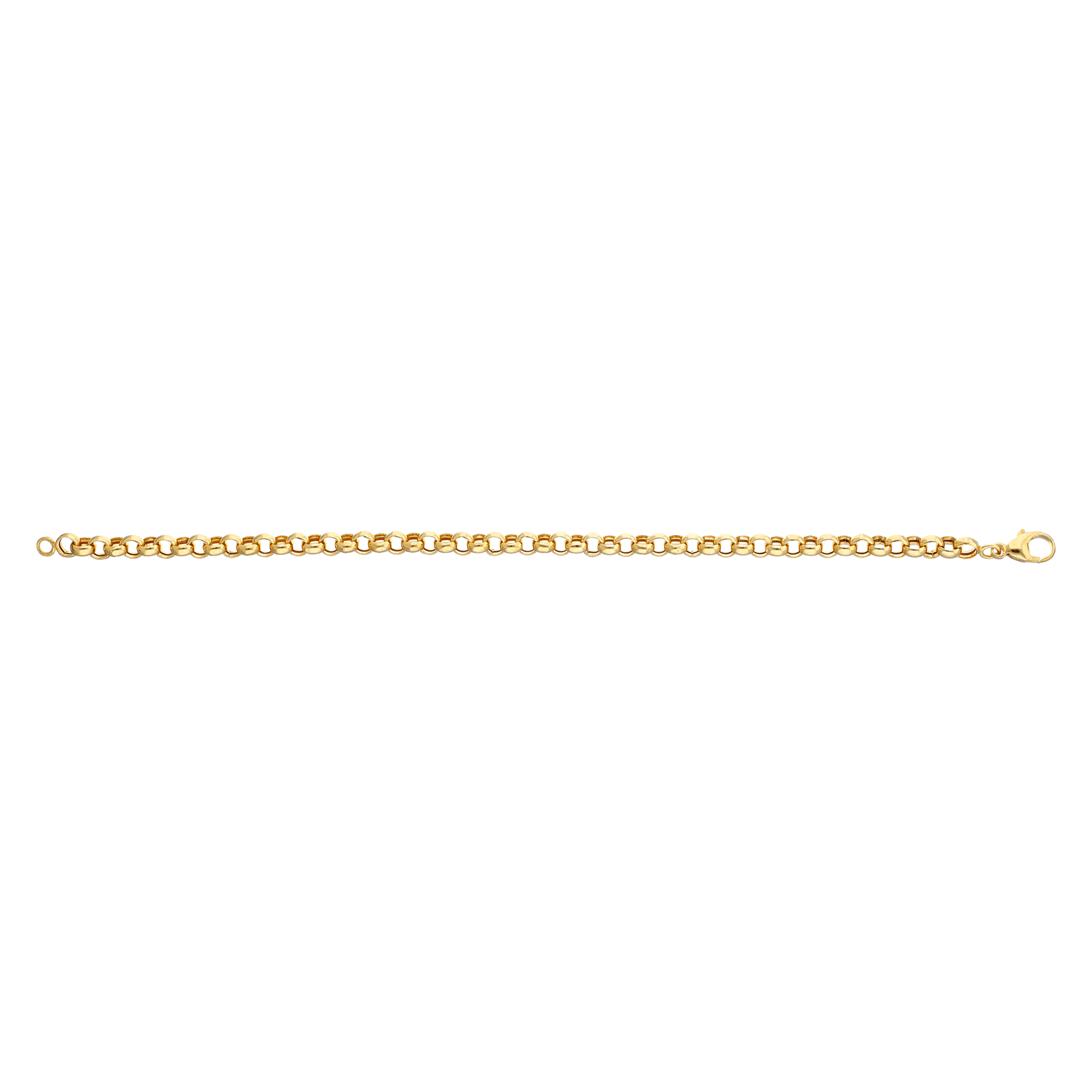 Bracelet jaseron creux 4.8 mm 18 centimètres