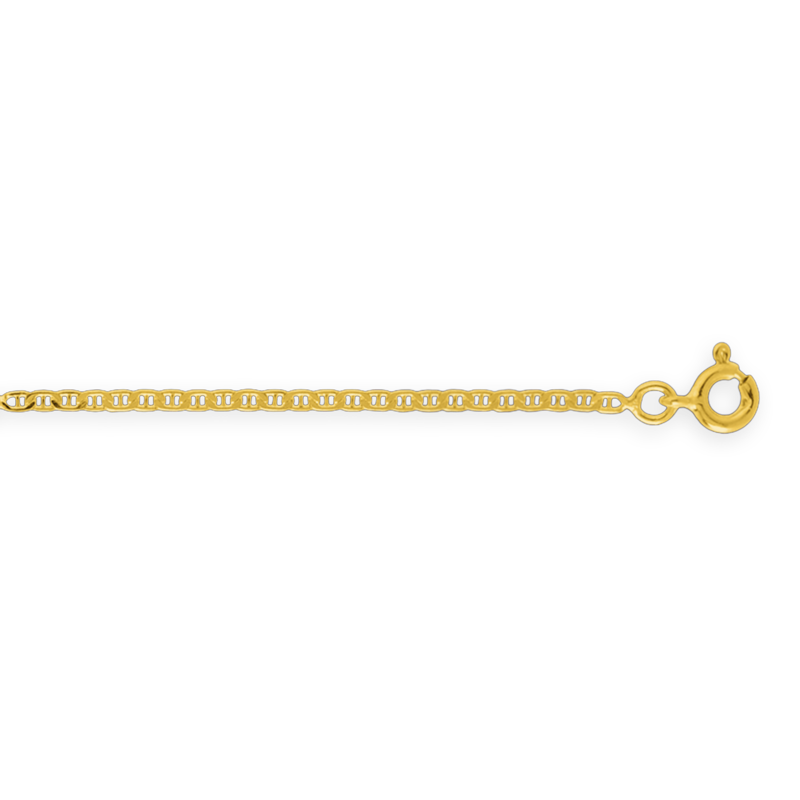 Bracelet Identité Or 375 Maille Marine 1.5mm Plaque 12 à 14cm