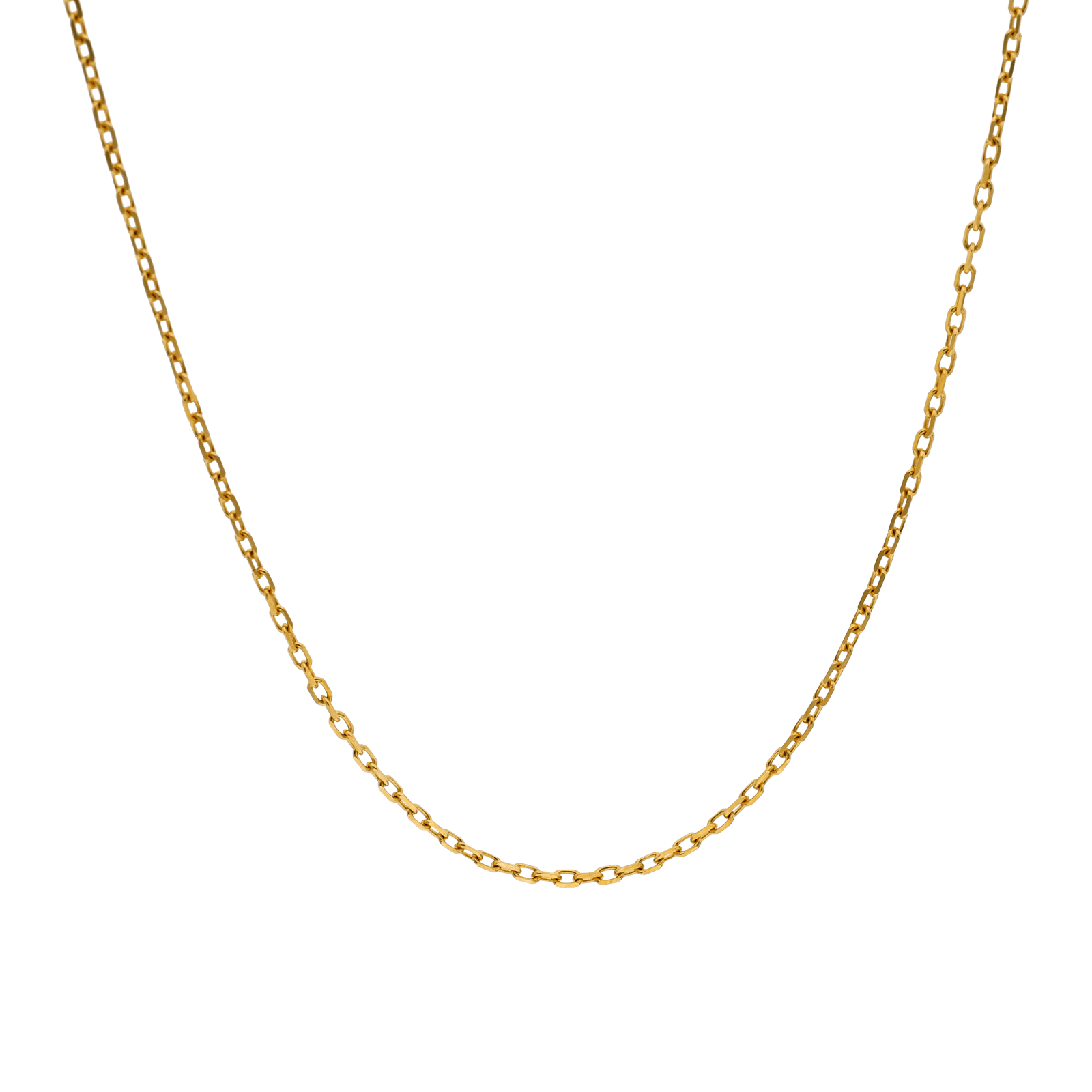 Collier forçat clair Diamanté 1.1 millimètre 50 centimètres