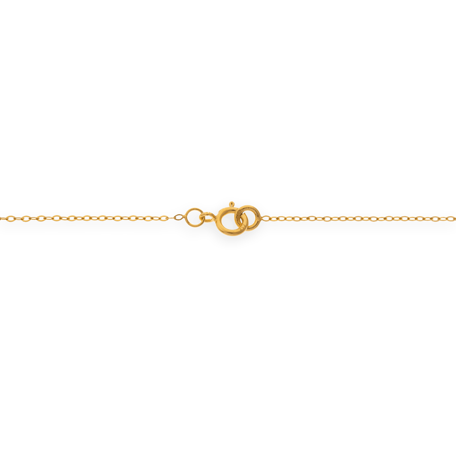 Collier chaîne or maille forçat miroir