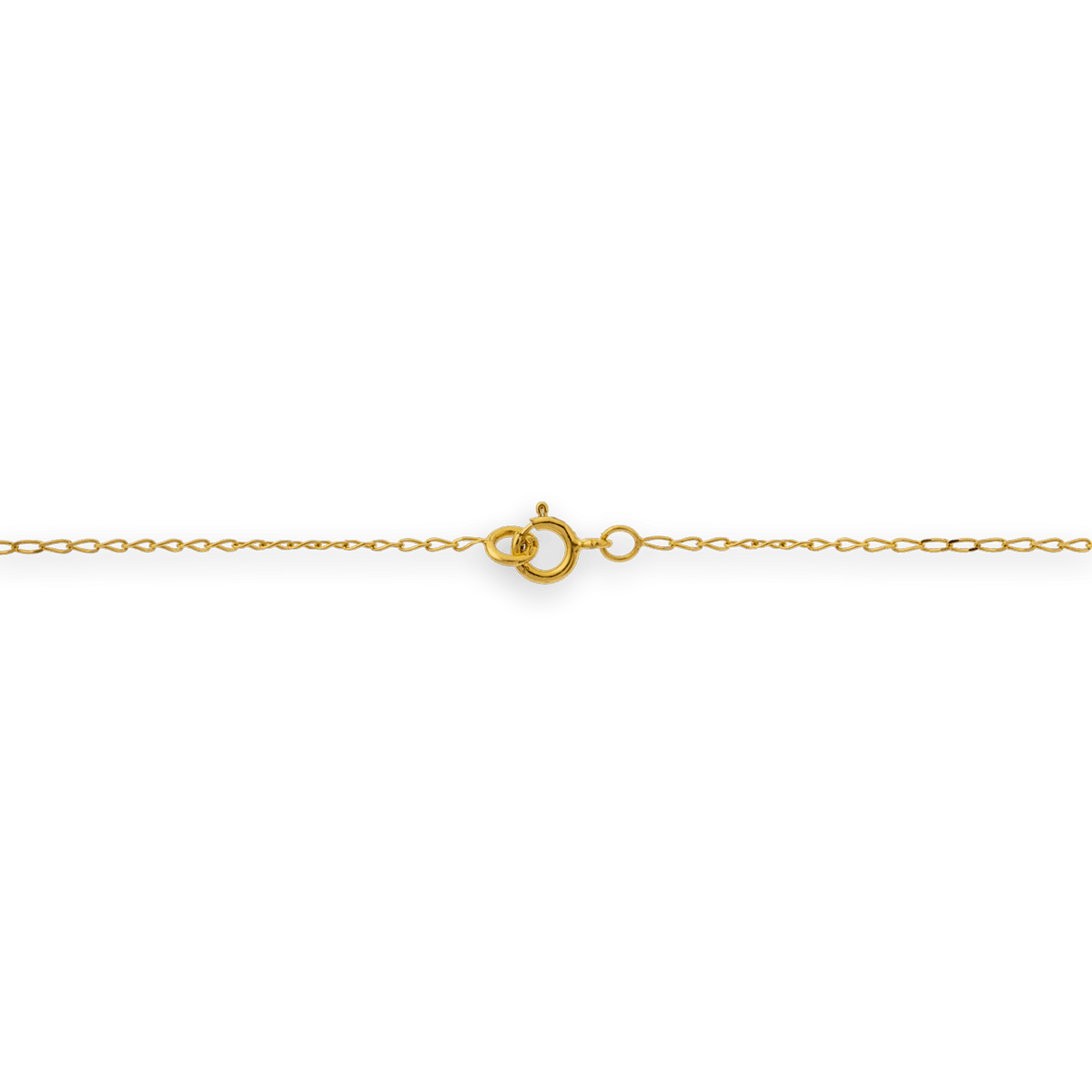 Collier Chaîne Or 375 Maille Cheval 0.8mm 45cm