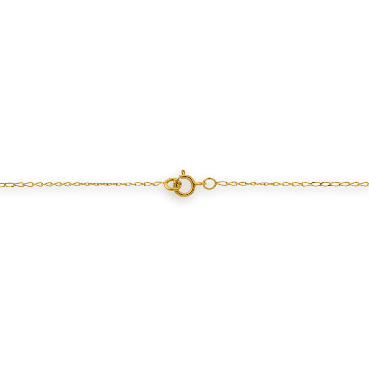 Collier Chaîne Or 375 Maille Cheval 0.8mm 45cm