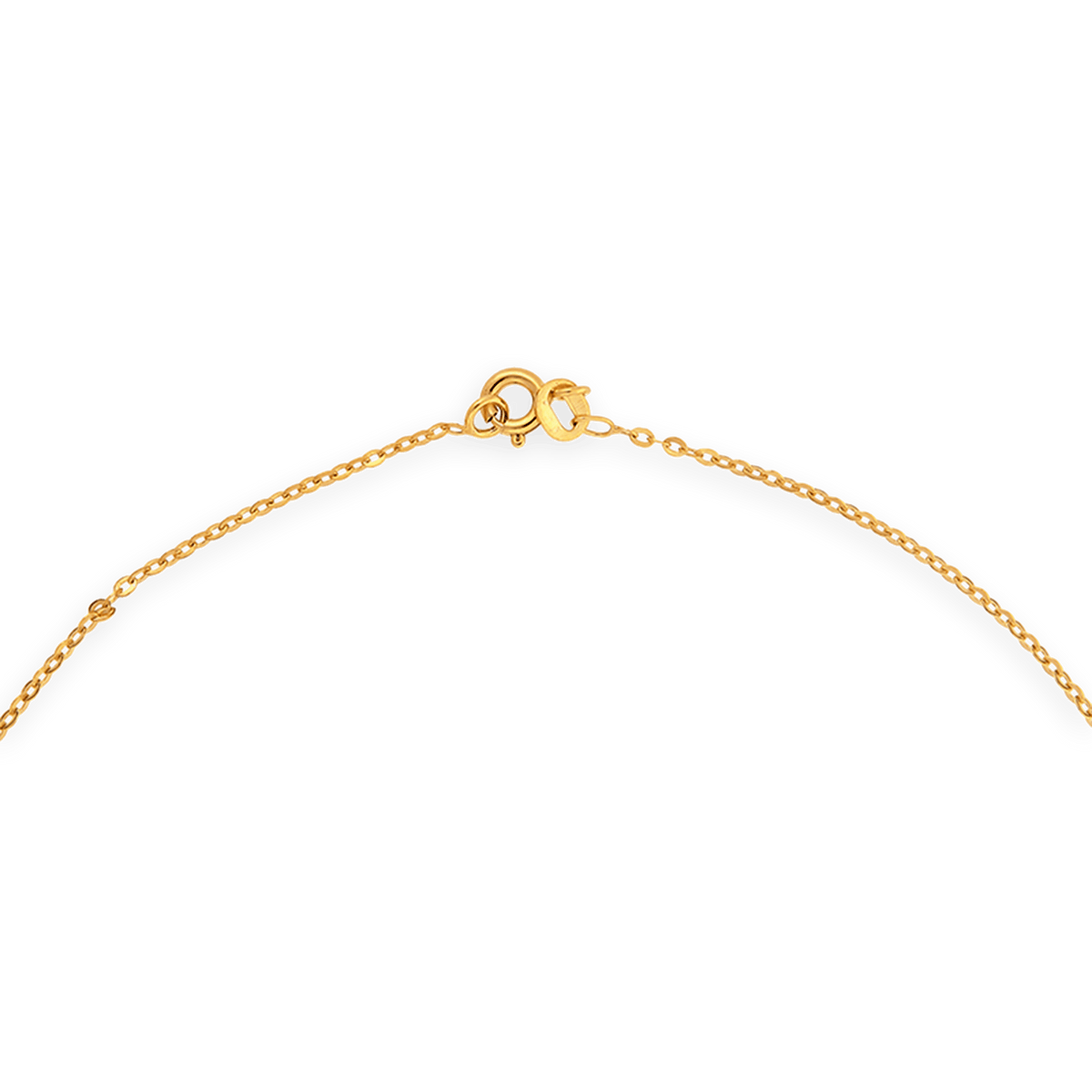 Collier Chaîne Or 375 Maille Forçat Miroir 1.2mm 45cm