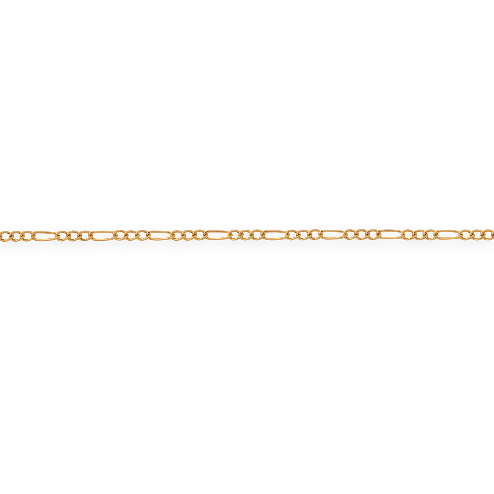 Collier chaîne or maille gourmette ovale alternée creux