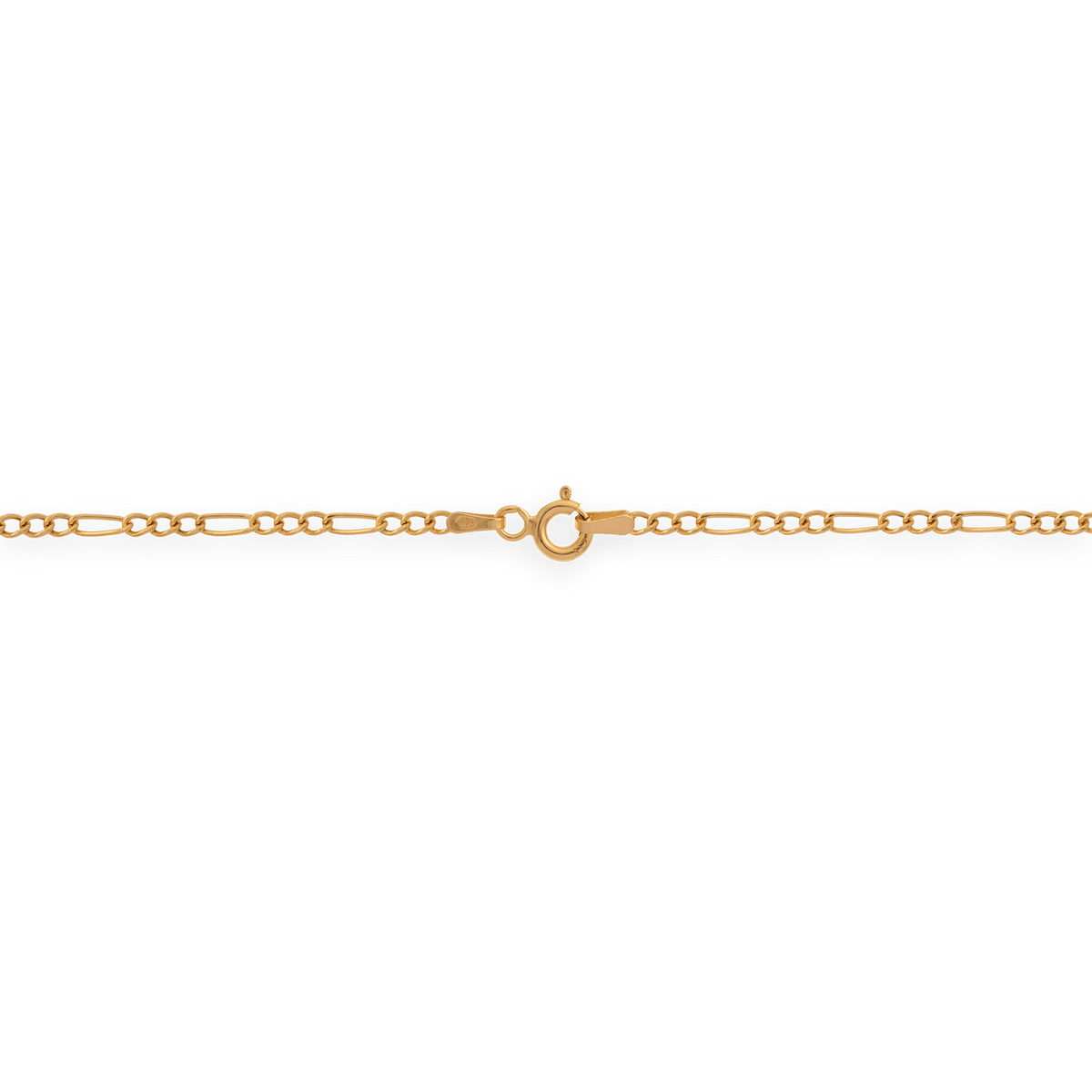 Collier Chaîne Or 375 Maille Cheval Alterné 1.3 Creux 2.3mm 60cm