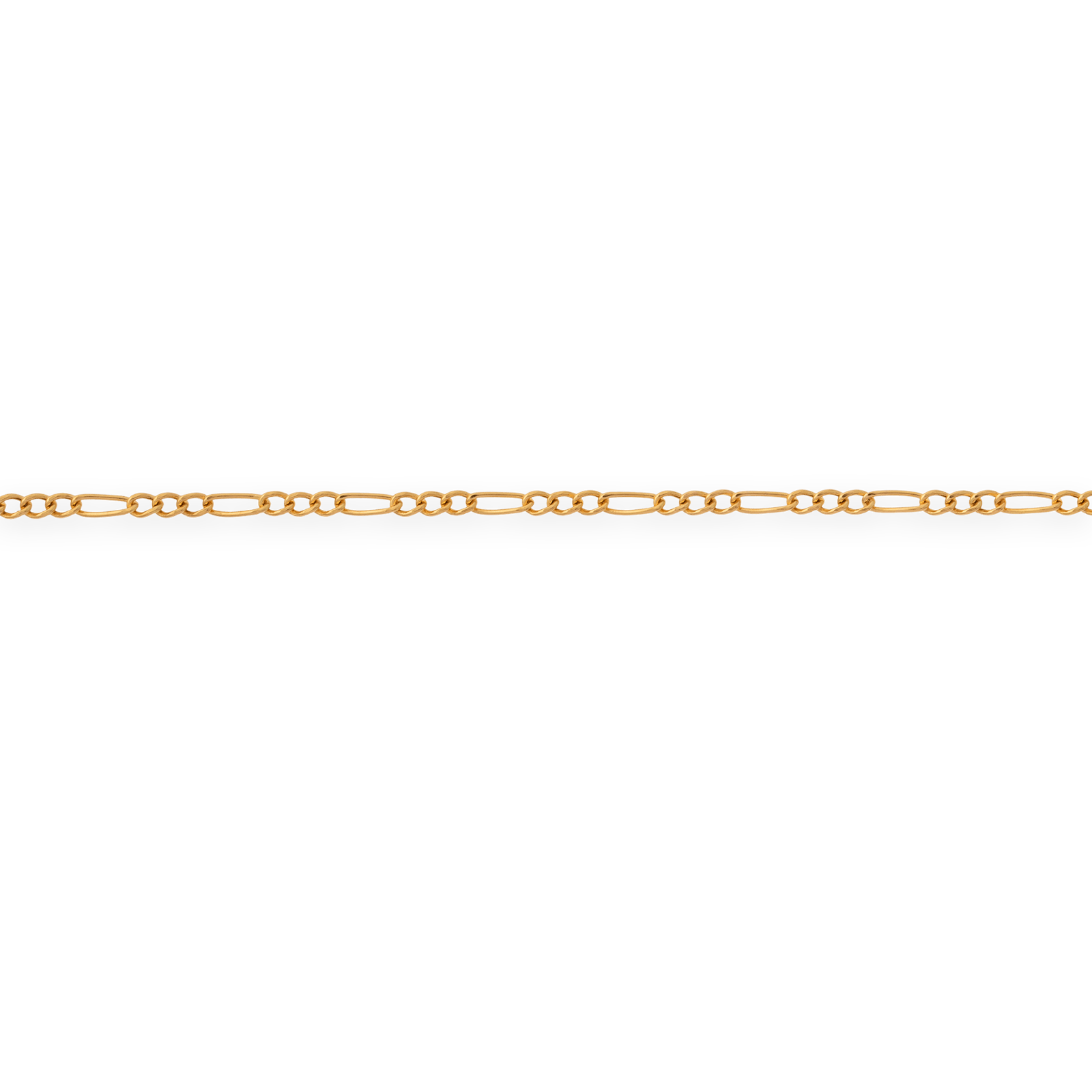 Collier chaîne or maille gourmette ovale alternée creux