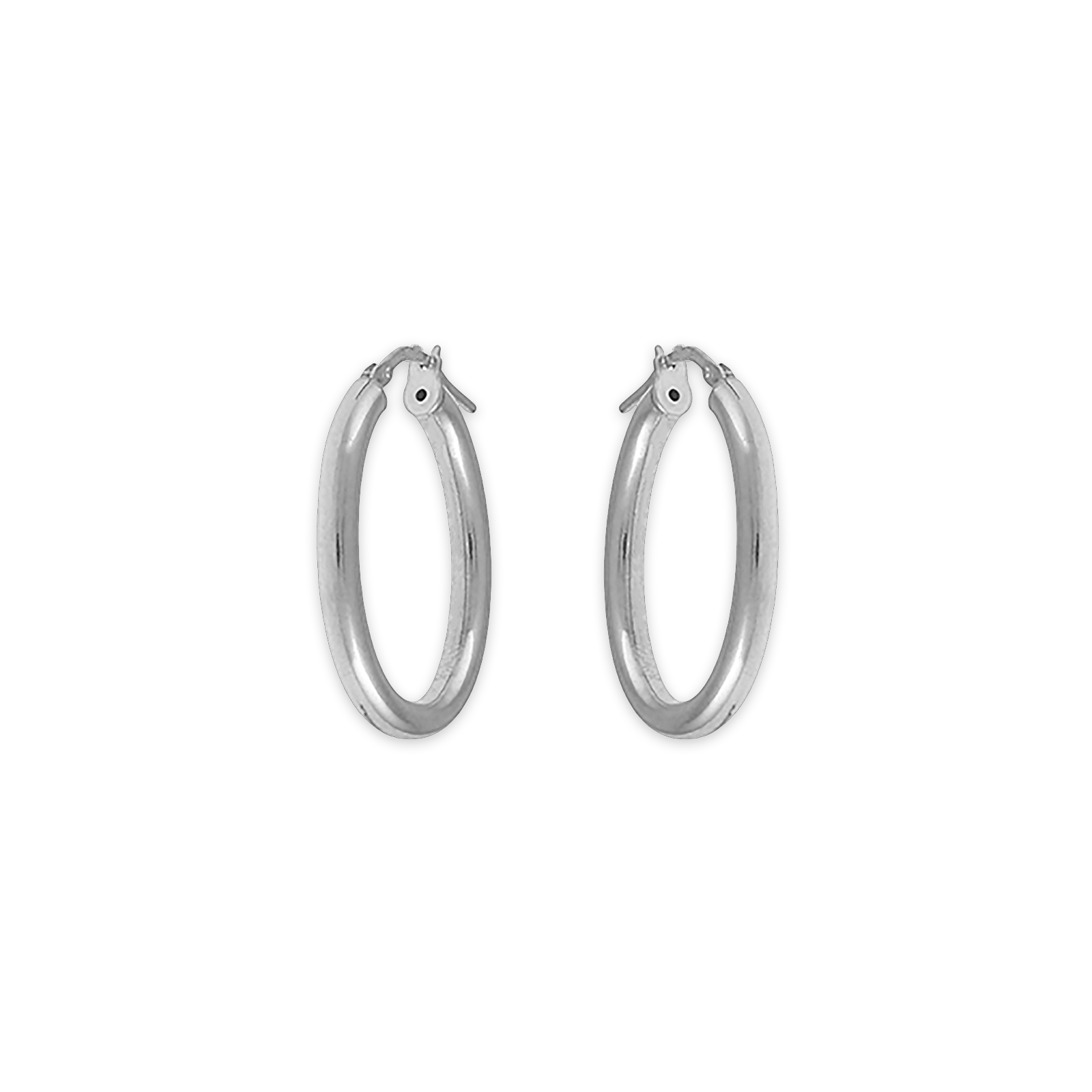 créoles argent 925/1000e ovales 25*35mm