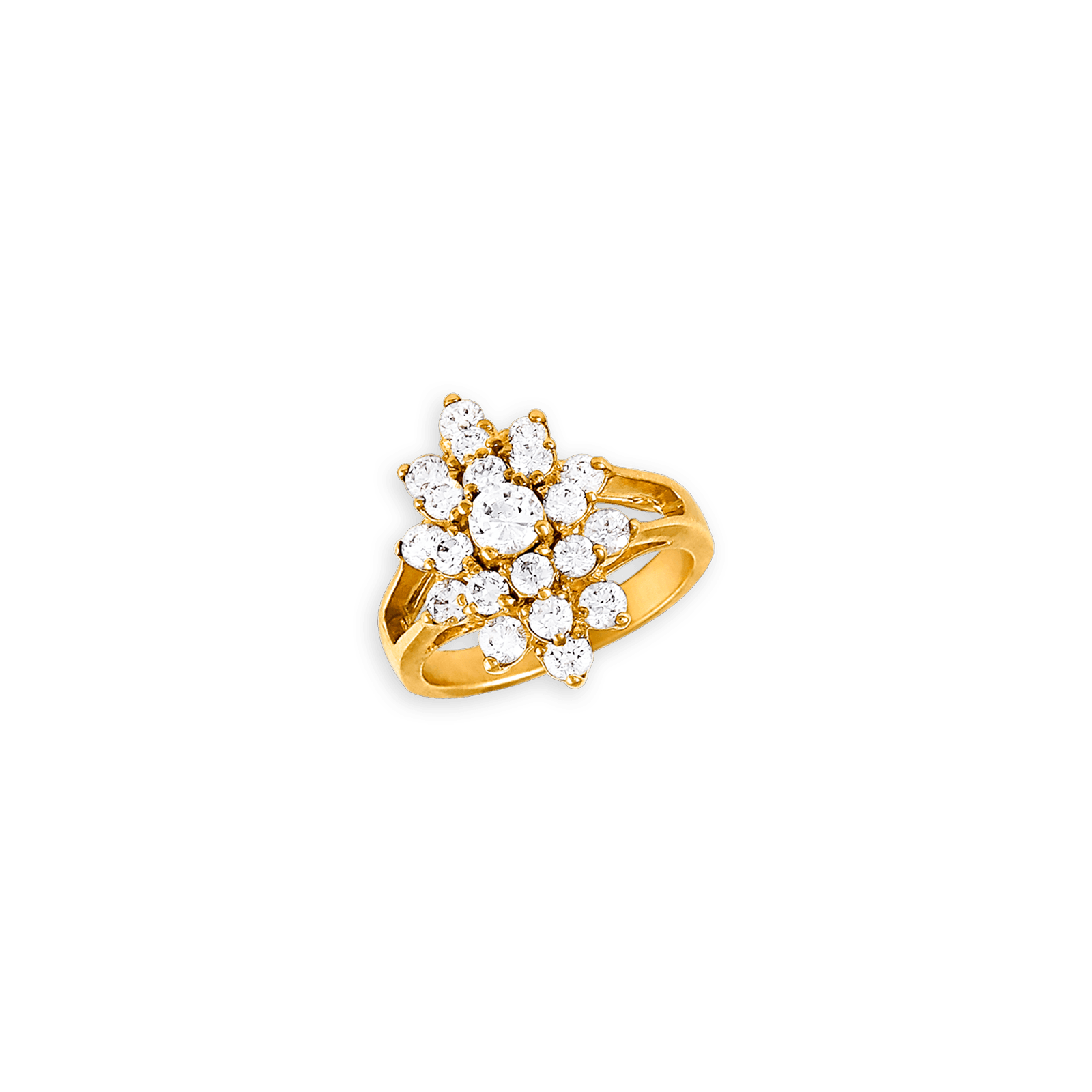 Bague Marquise Plaqué Or