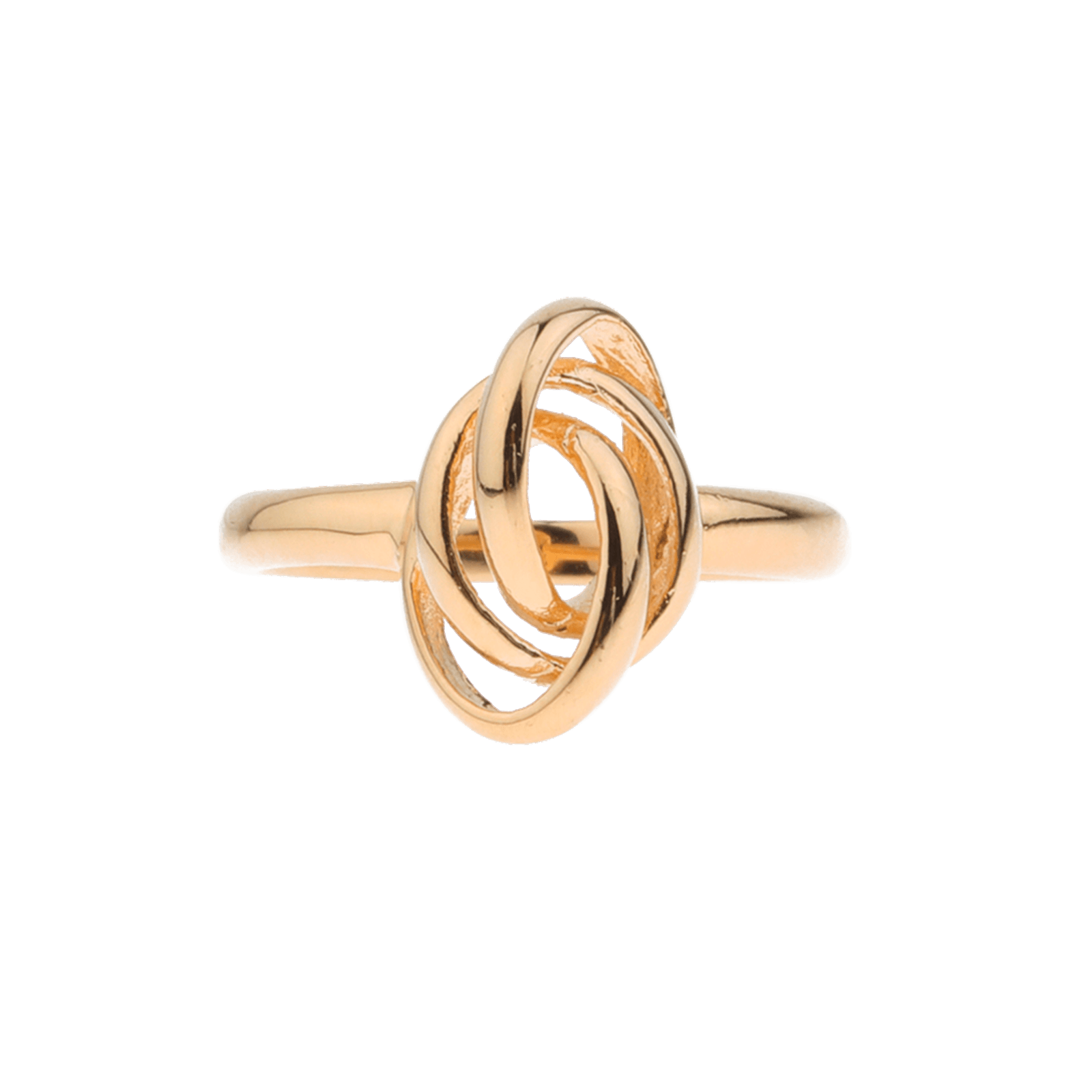 Bague Plaqué Or Nœud Forçat Antillais