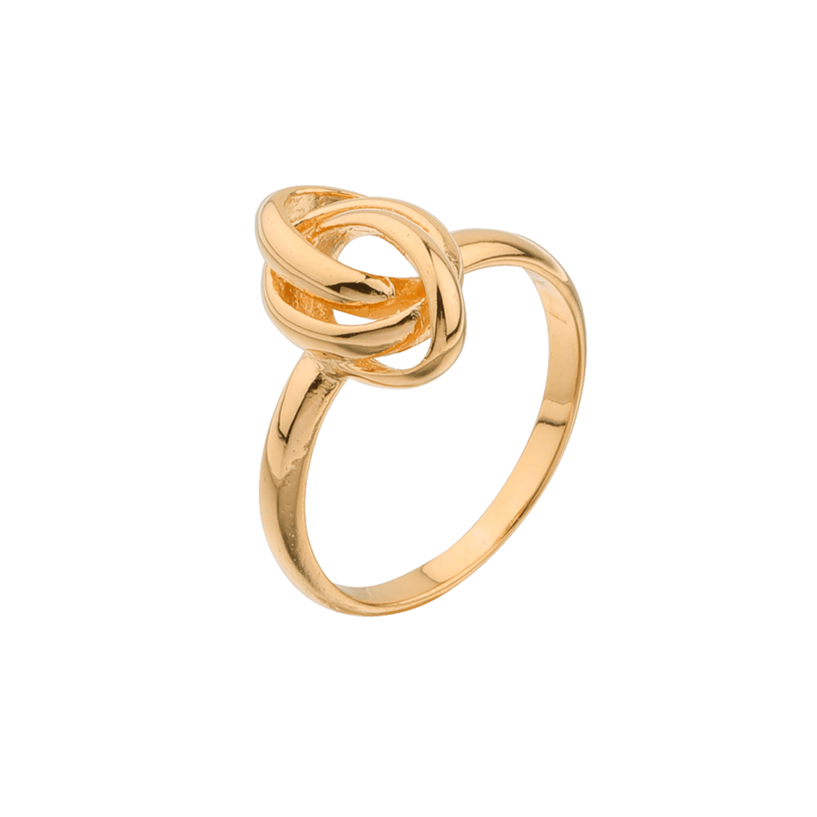 Bague Plaqué Or Nœud Forçat Antillais