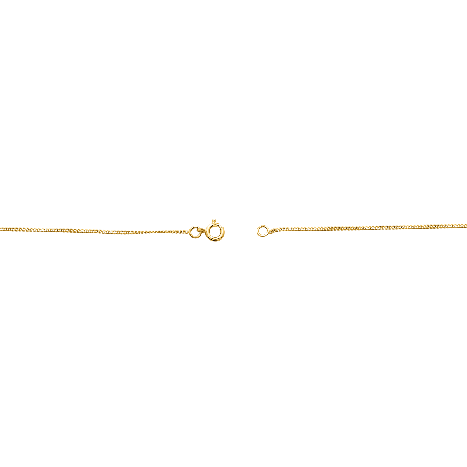 Collier Chaîne Maille Gourmette Limée 1.3mm 45cm
